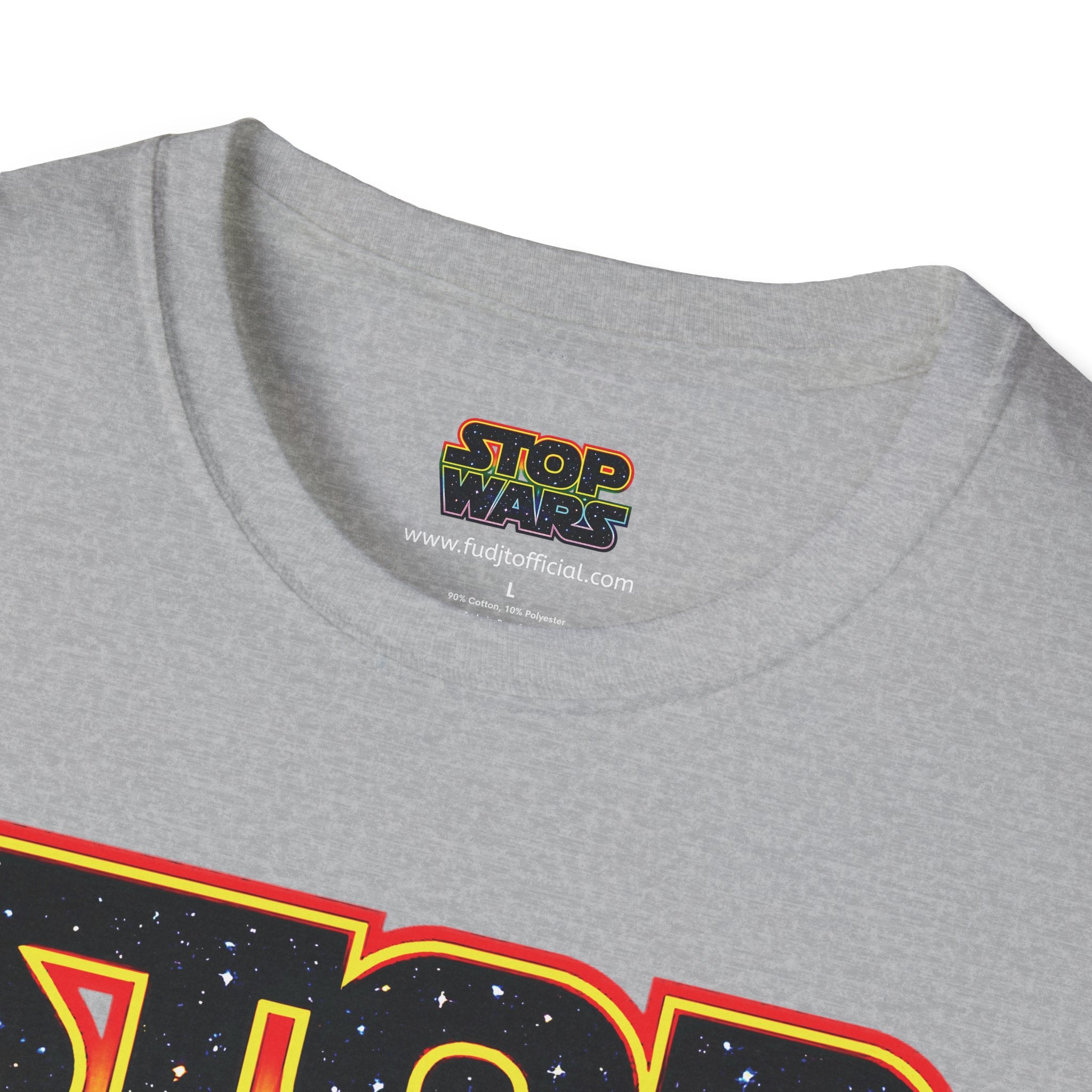 fudjt STOP WARS Everyday Tee - Retro Protest Graphic, White fudjt | 12 Colors