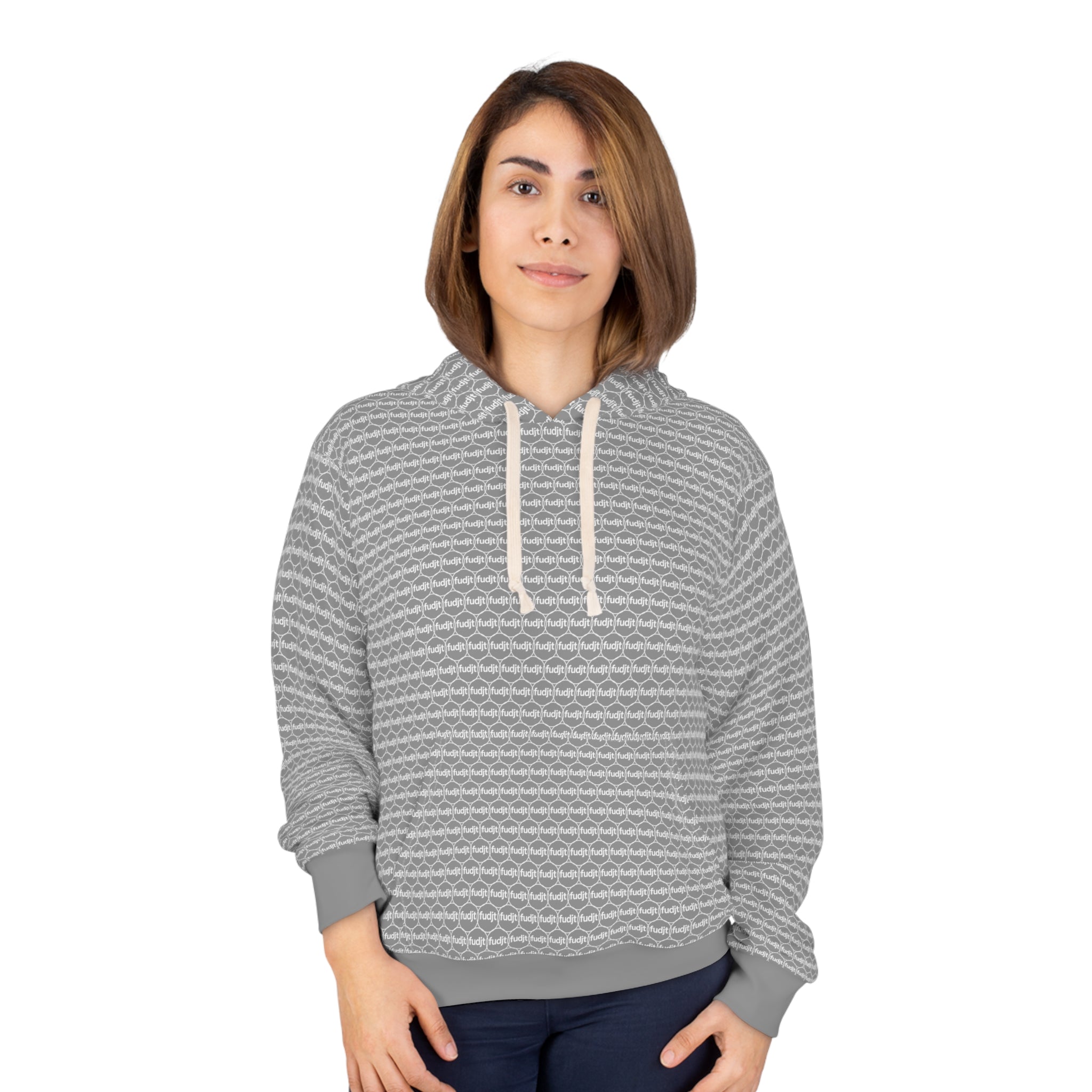 Gray fudjt Unbroken Chain Hoodie | All Over 1.25