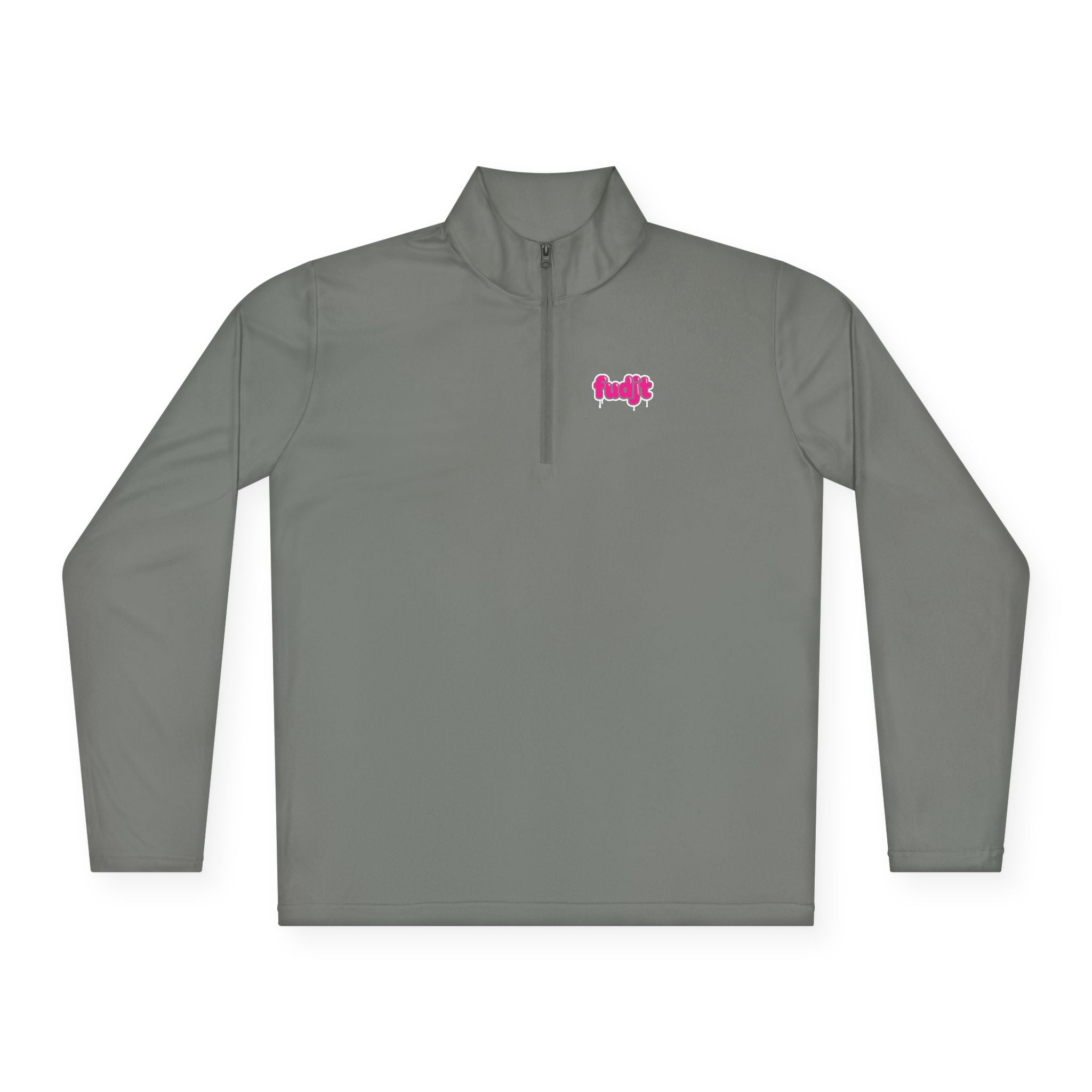 Quarter-Zip Performance Pullover | Pink Drip fudjt | Bold Backside | 7 Colors