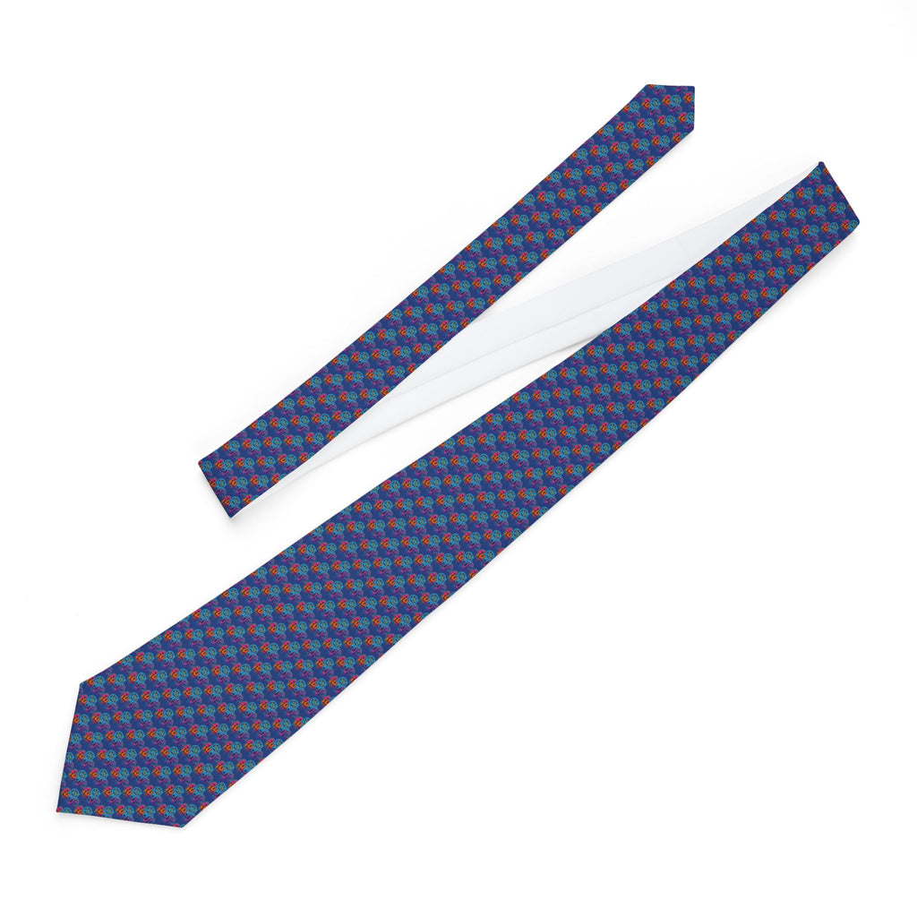 fudjt No Kings Clown Town Dark Blue .5 Necktie