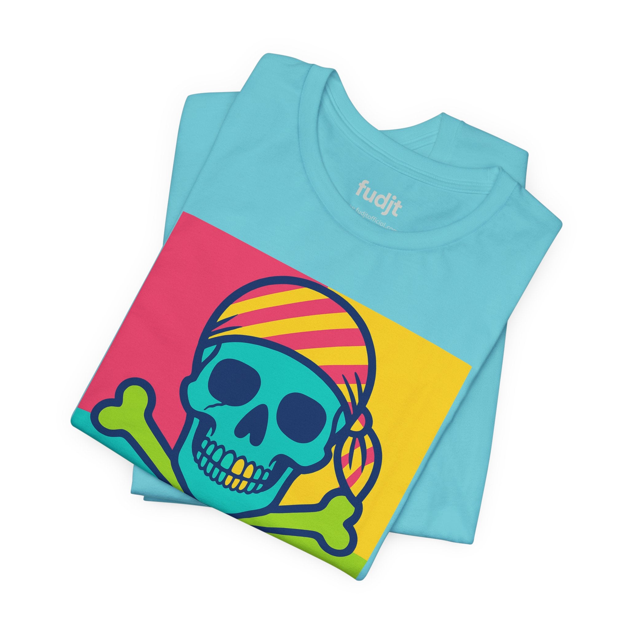 Fudjt "Booty" Skull and Crossbones Tee | 6 Colors