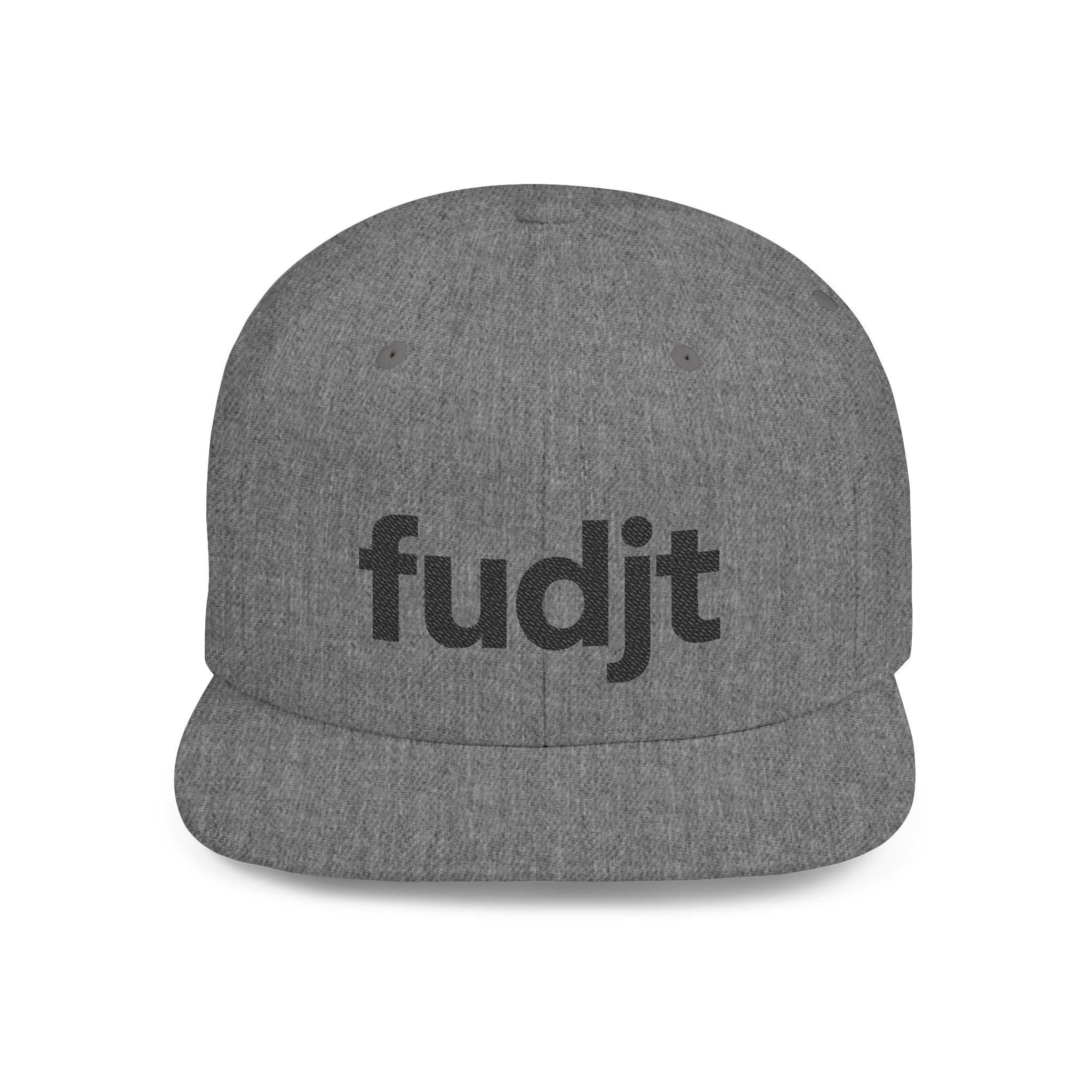 Stylish Flat Bill Snapback Black fudjt Streetwear Logo Cap | 5 Colors