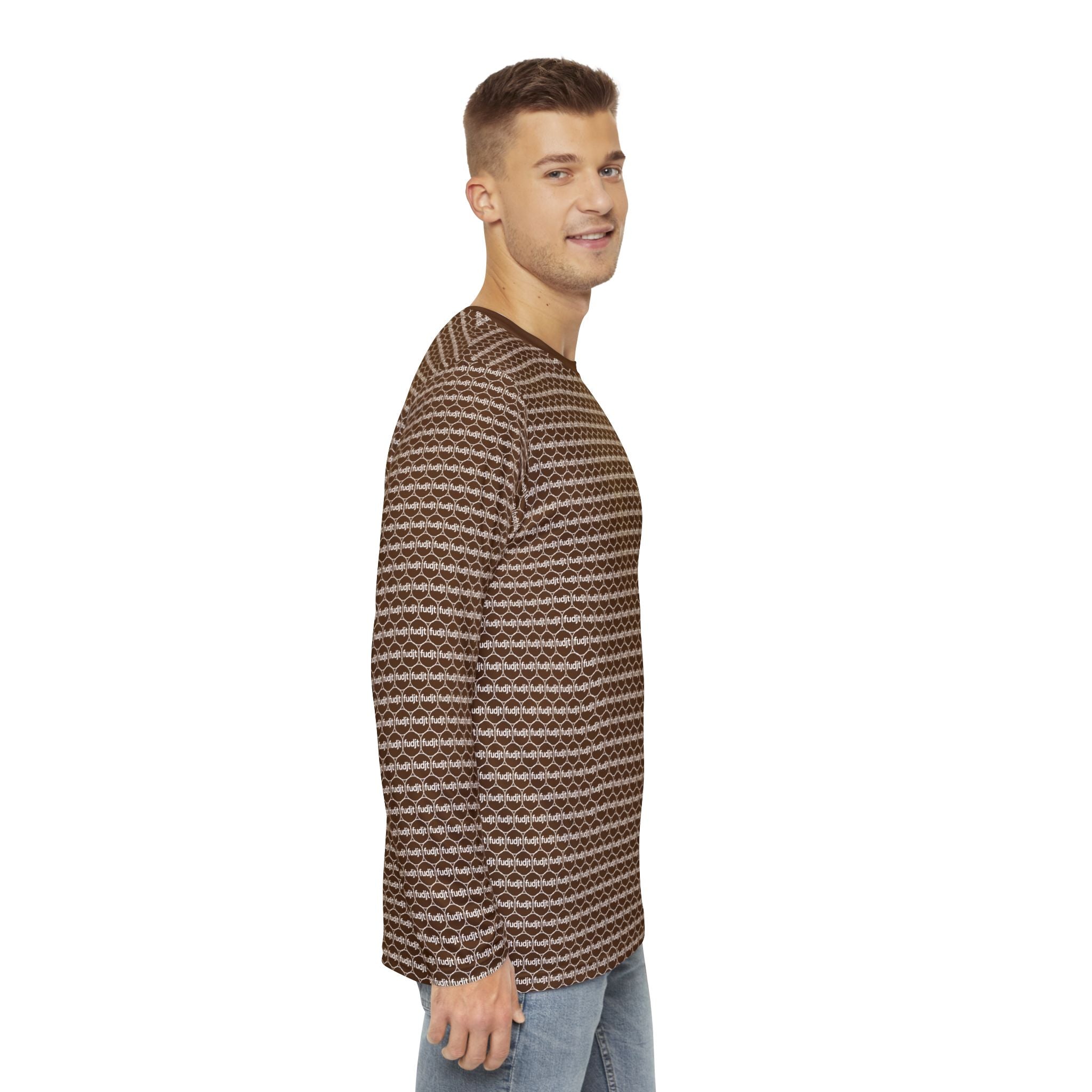 Brown fudjt Unbroken Chain 1.25 Fluid Vibes Long Sleeve Shirt
