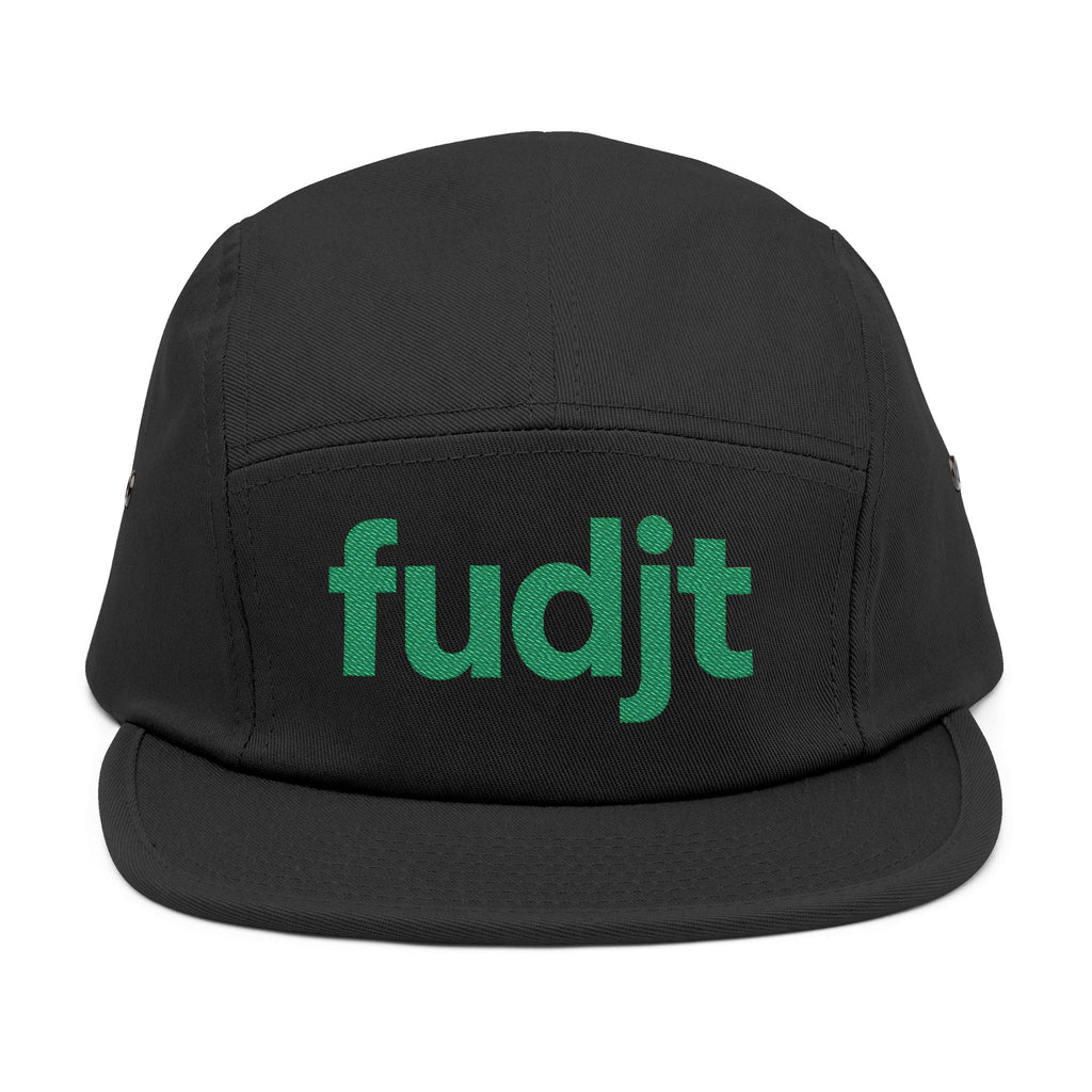 Embroidered 5 Panel Cap - Green fudjt Logo - 7 Colors