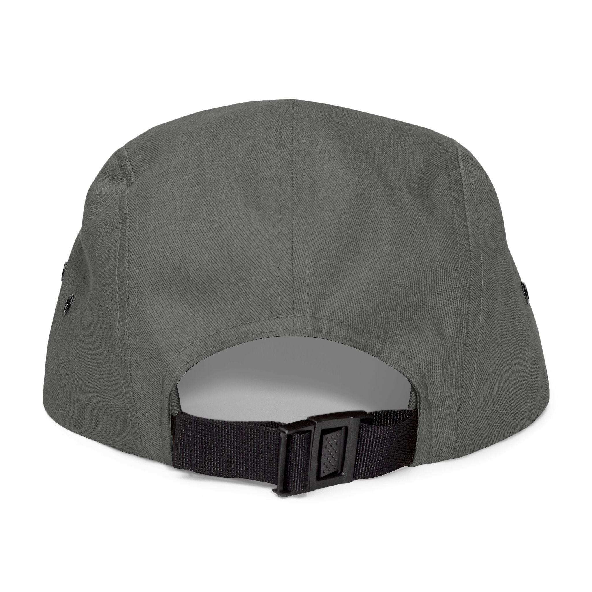 Embroidered 5 Panel Cap - Gold fudjt Logo - 7 Colors