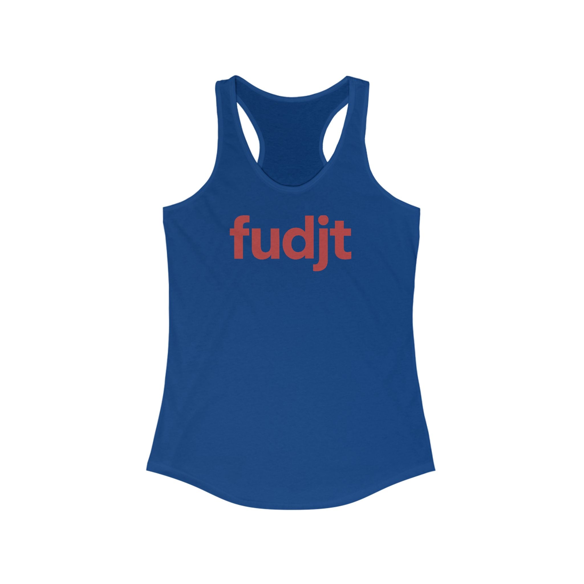 Red fudjt logo Women's Racerback Tank, Perfect Relaxed Fit | 5 Colors