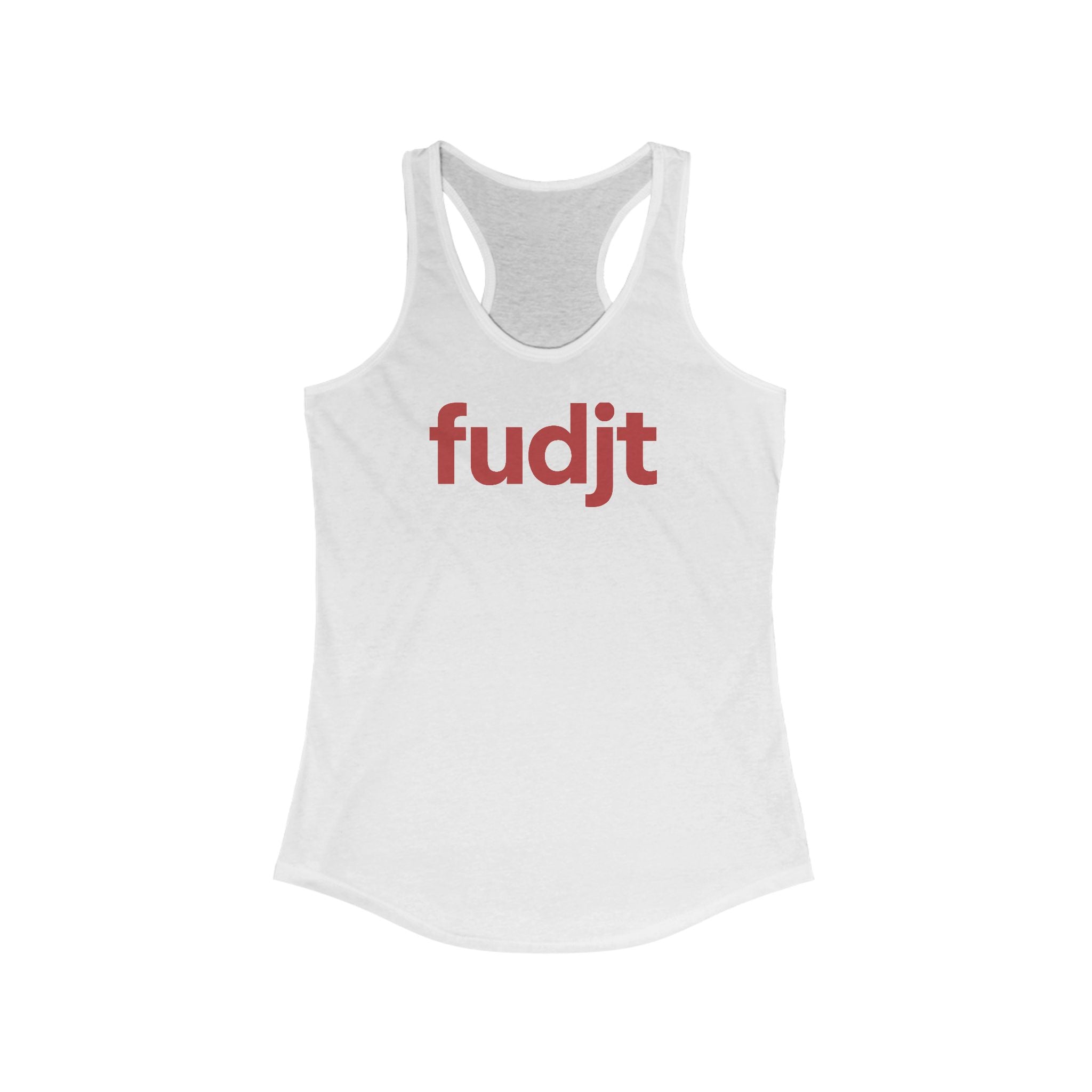 Red fudjt logo Women's Racerback Tank, Perfect Relaxed Fit | 5 Colors