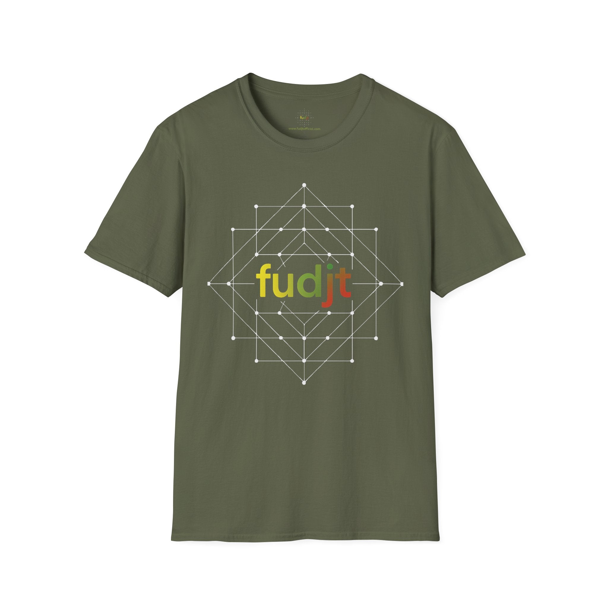 fudjt Geo Squares Everyday Tee | 6 Colors
