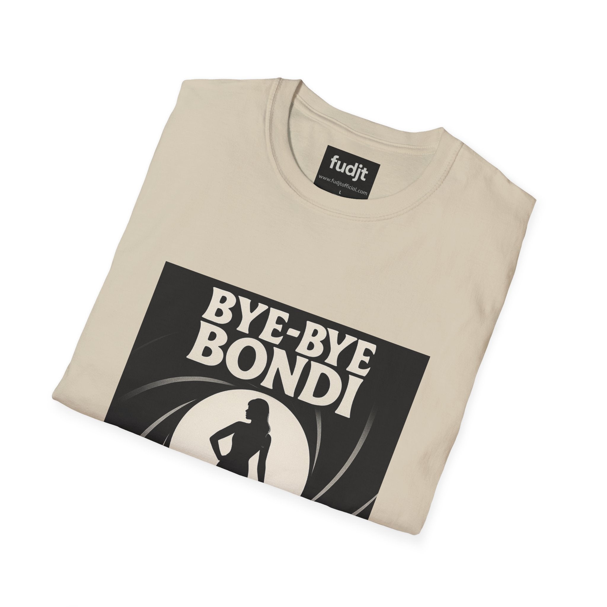 Bye-Bye Bondi | Black Smoke Screen Retro fudjt Tee | 15 Colors