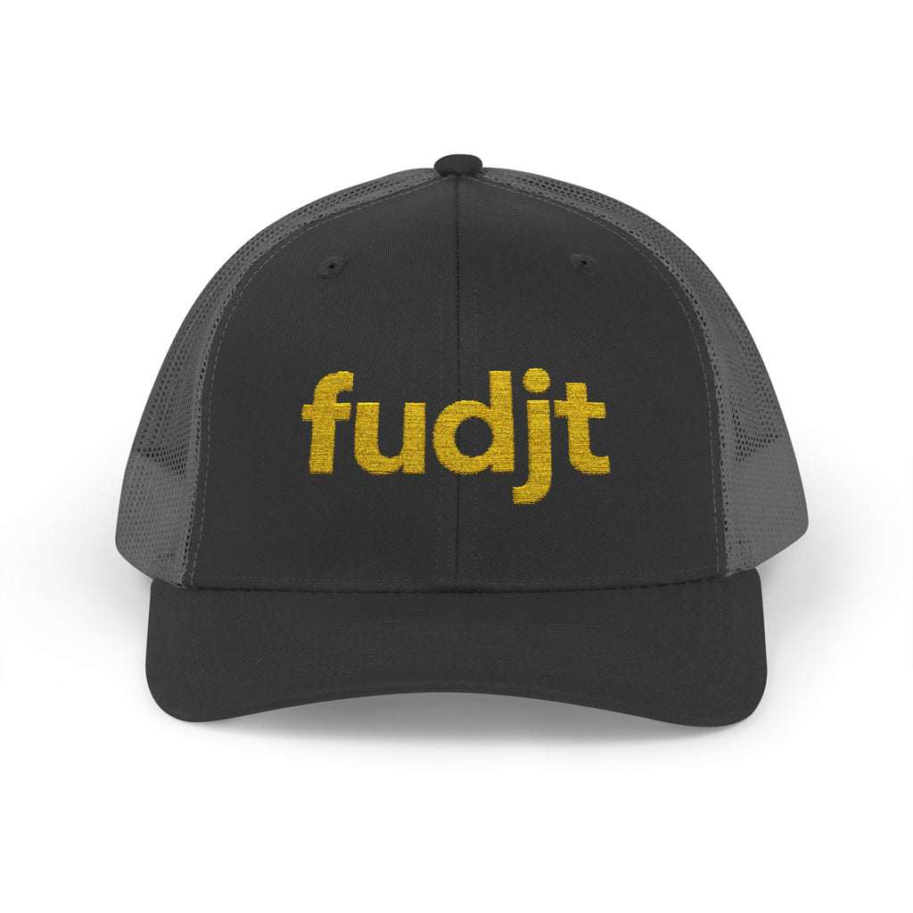 Gold fudjt logo Snapback Trucker Cap | 6 Colors