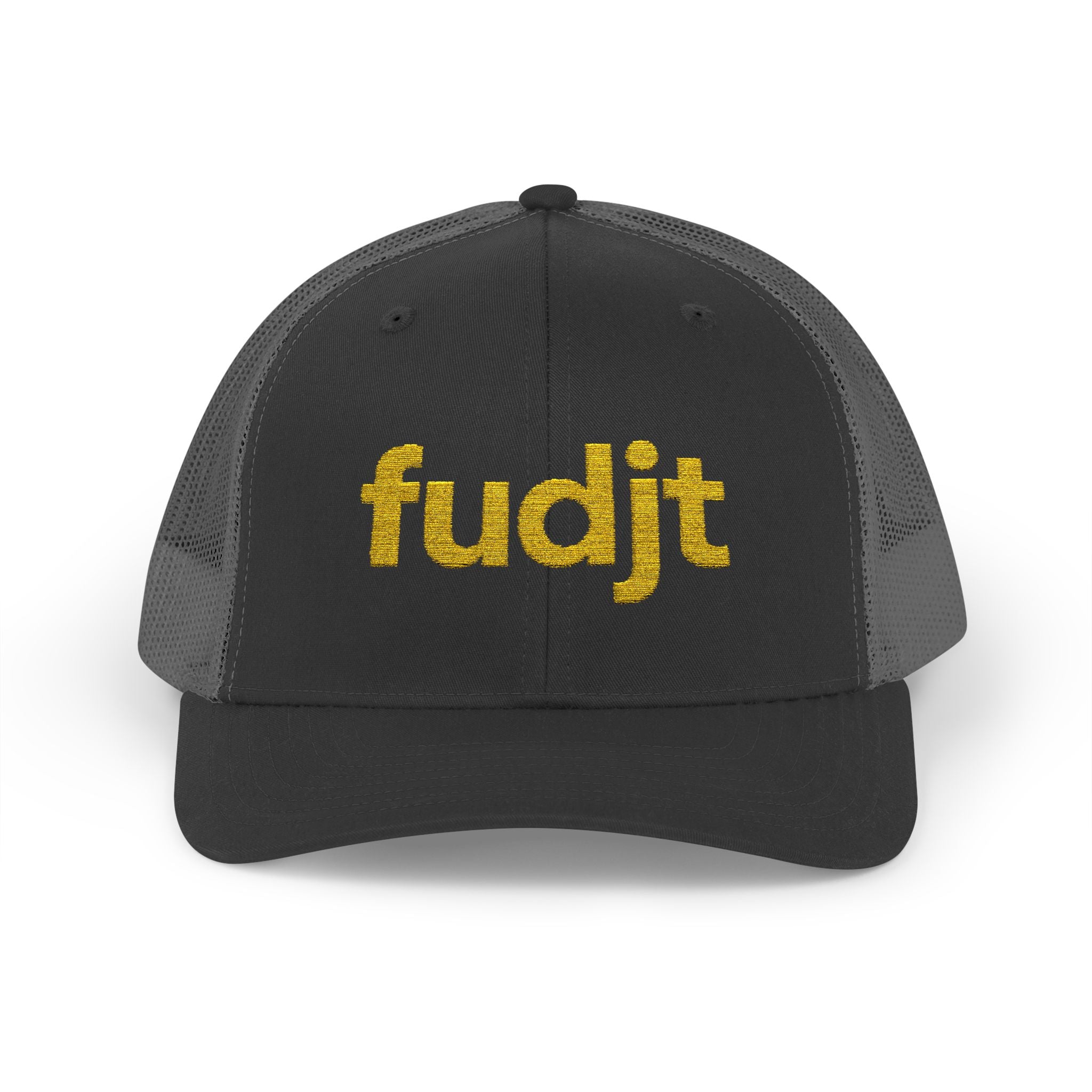 Gold fudjt logo Snapback Trucker Cap | 6 Colors
