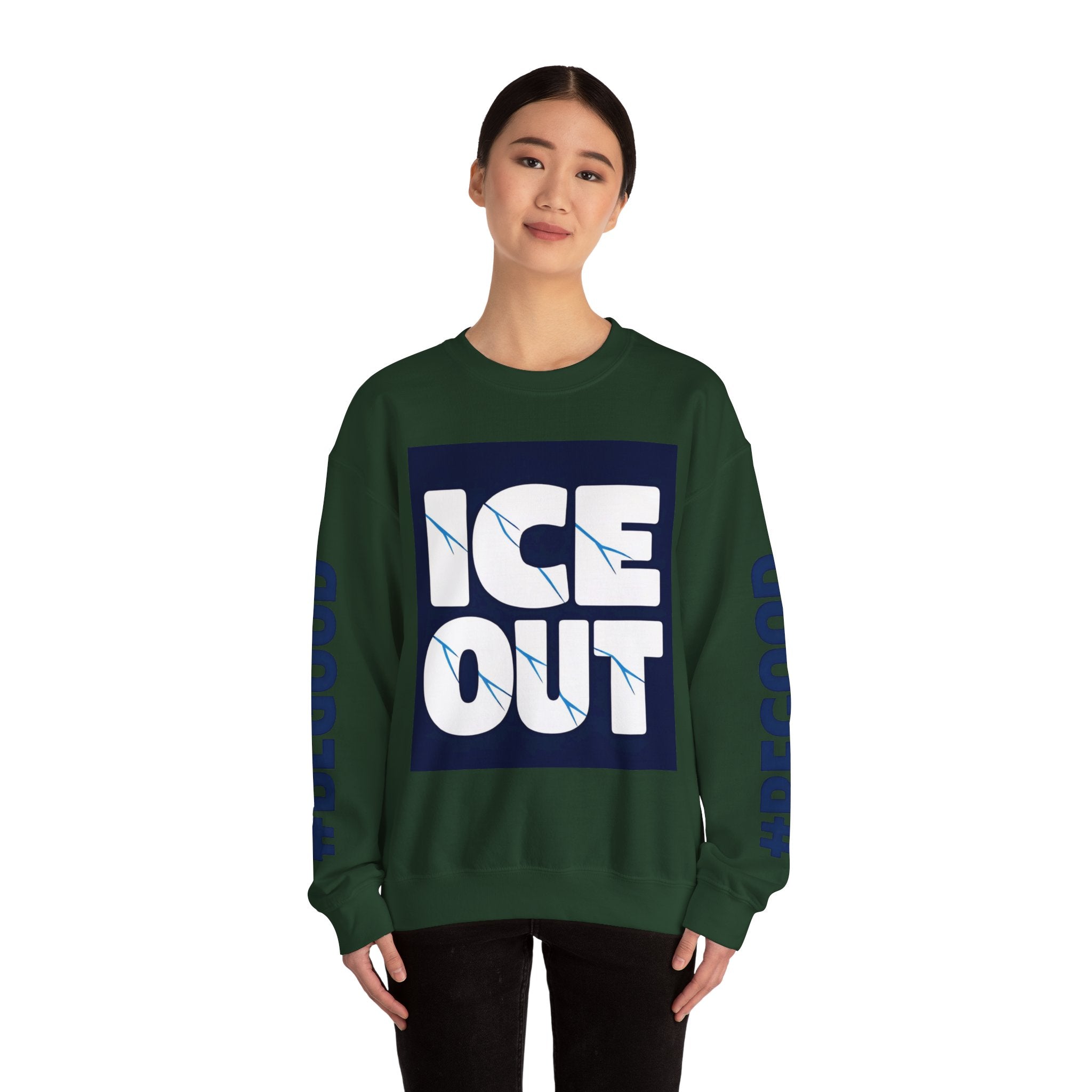 Ice Out Crewneck Sweatshirt — #PRETTIGOOD Graphic Pullover | 10 Colors