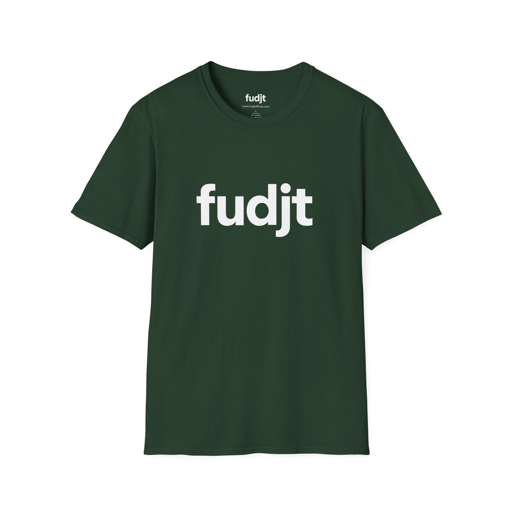 fudjt Everyday Style White logo Tee | 14 Colors