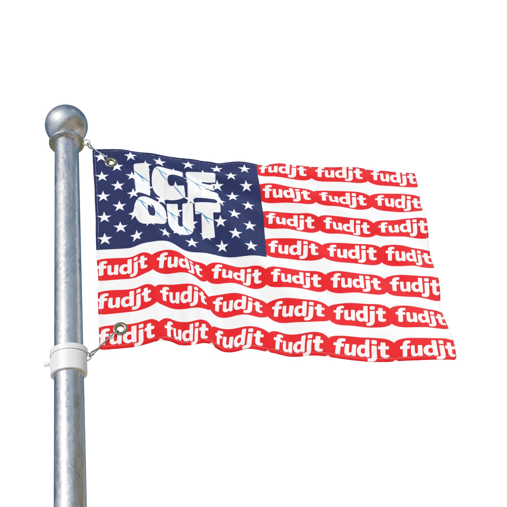 ICE OUT Stars & Stripes fudjt Flag | 2 Sizes