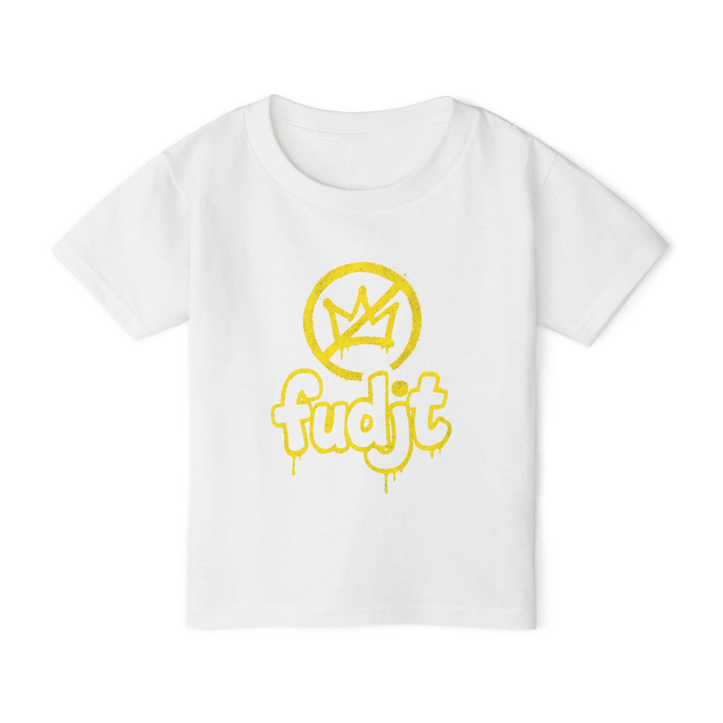 fudjt Toddler Tee with Golden fudjt No Kings Design | 6 Colors
