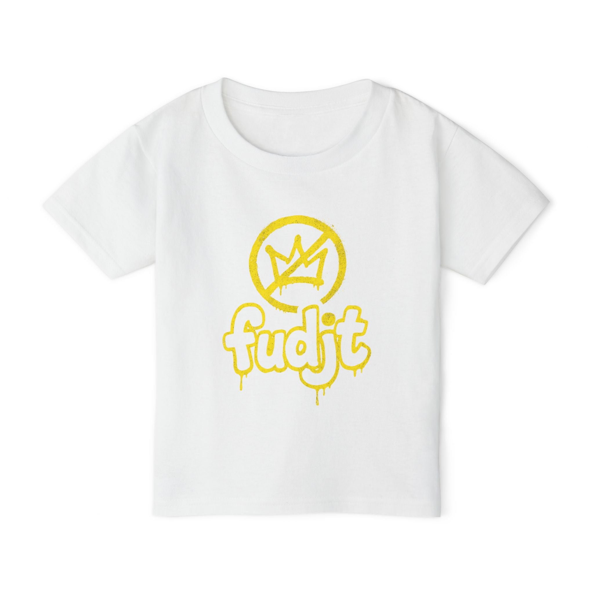 fudjt Toddler Tee with Golden fudjt No Kings Design | 6 Colors