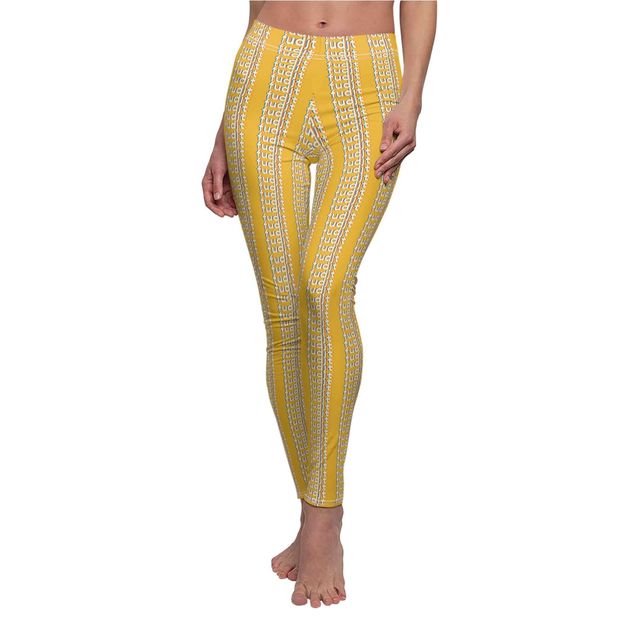 Yellow fudjt Blindside 2.5 Leggings