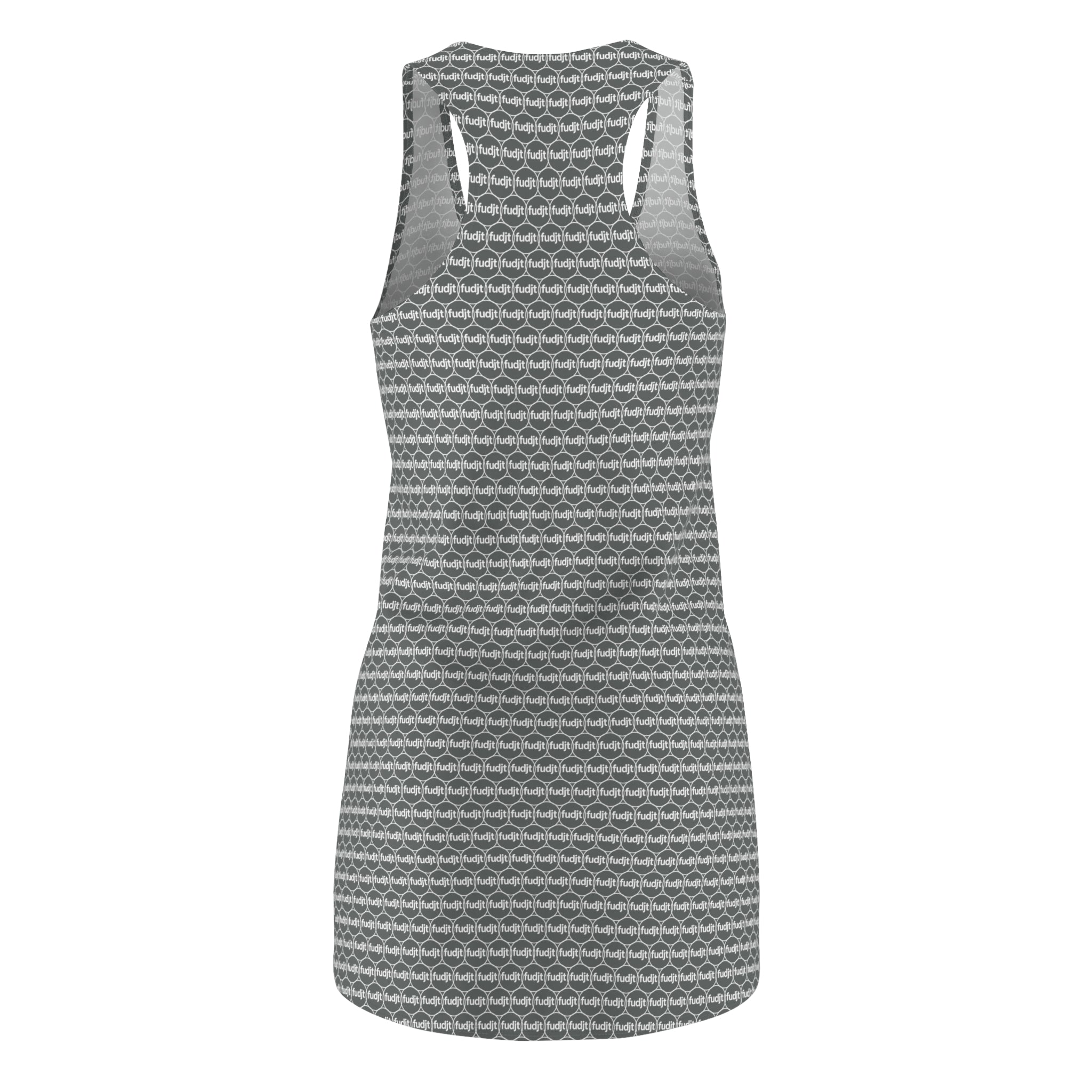 Dark Gray fudjt Unbroken Chain 1.25 Chic Racerback Dress