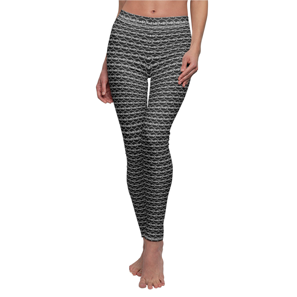 Black & White fudjt Unbroken Chain 1.25 Casual Leggings - view 6