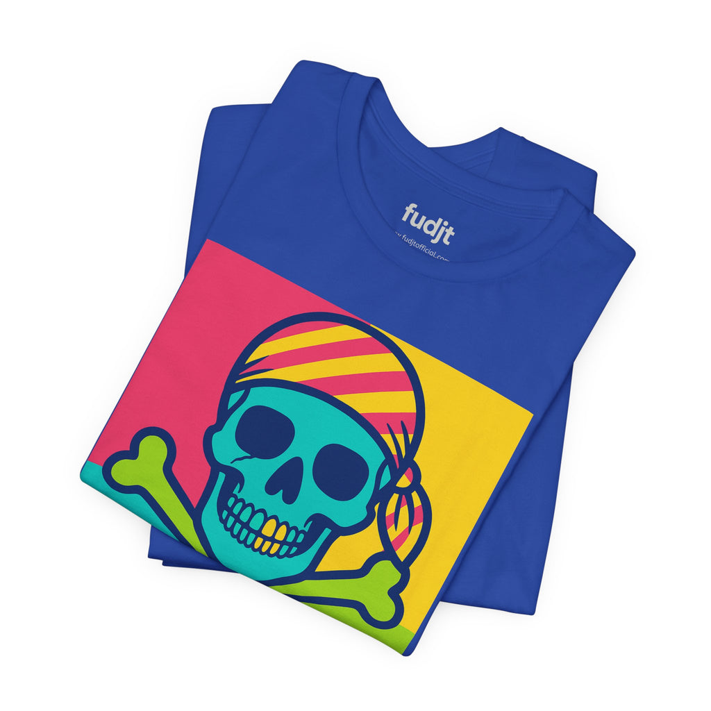Fudjt "Booty" Skull and Crossbones Tee | 6 Colors