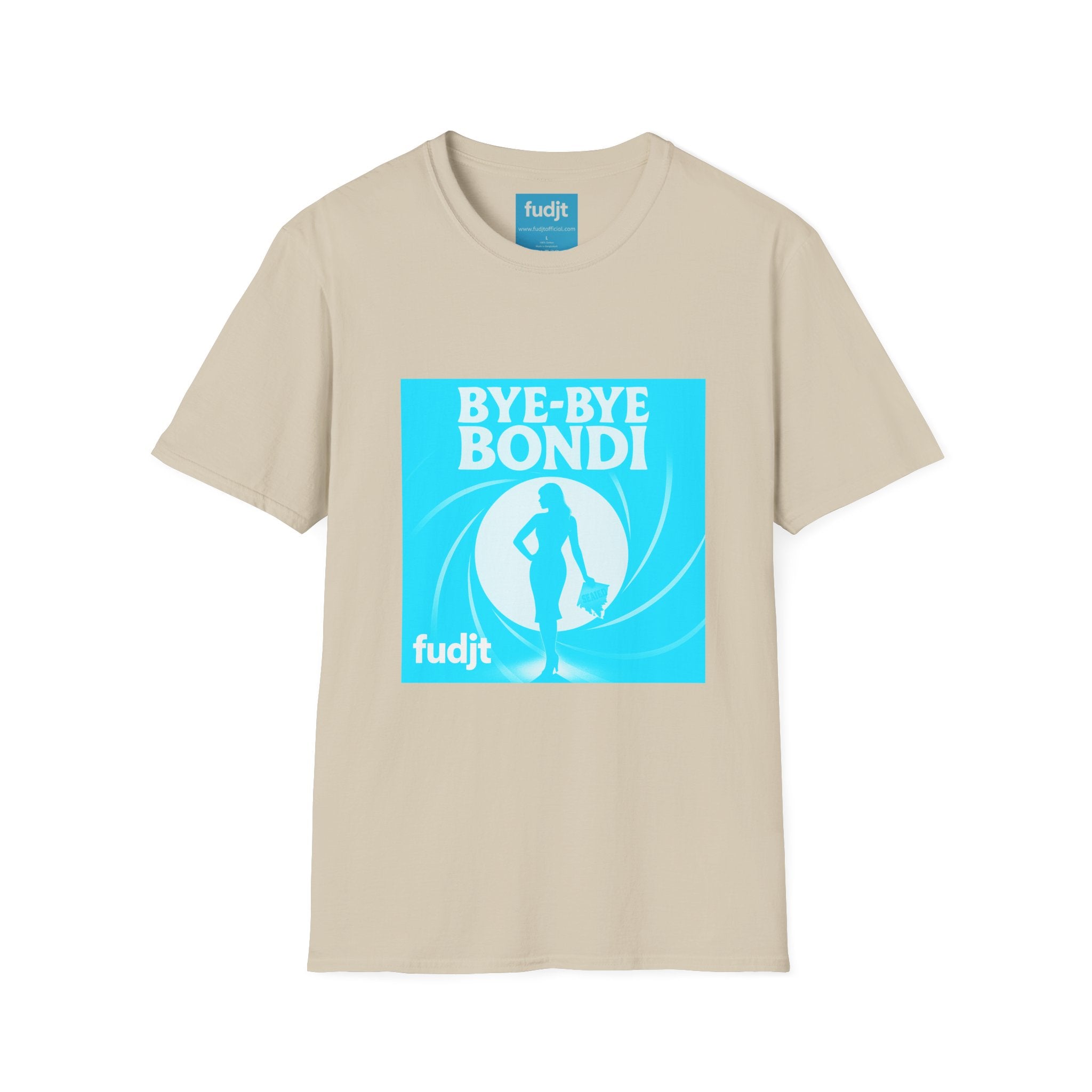Bye-Bye Bondi | Blue Smoke Screen Retro fudjt Tee | 15 Colors