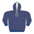 fudjt No Kings Clown Town Hoodie | All Over Dark Blue 1
