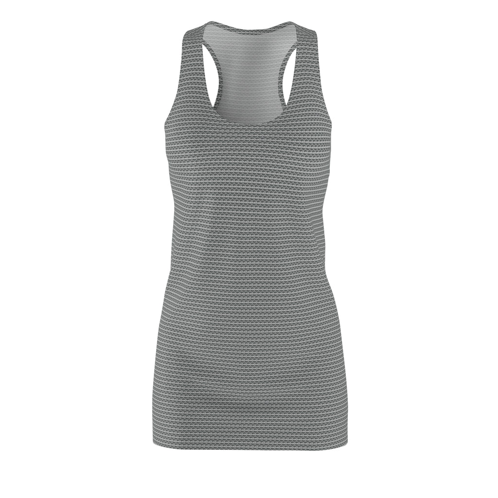 Dark Gray fudjt Unbroken Chain .5 Chic Racerback Dress