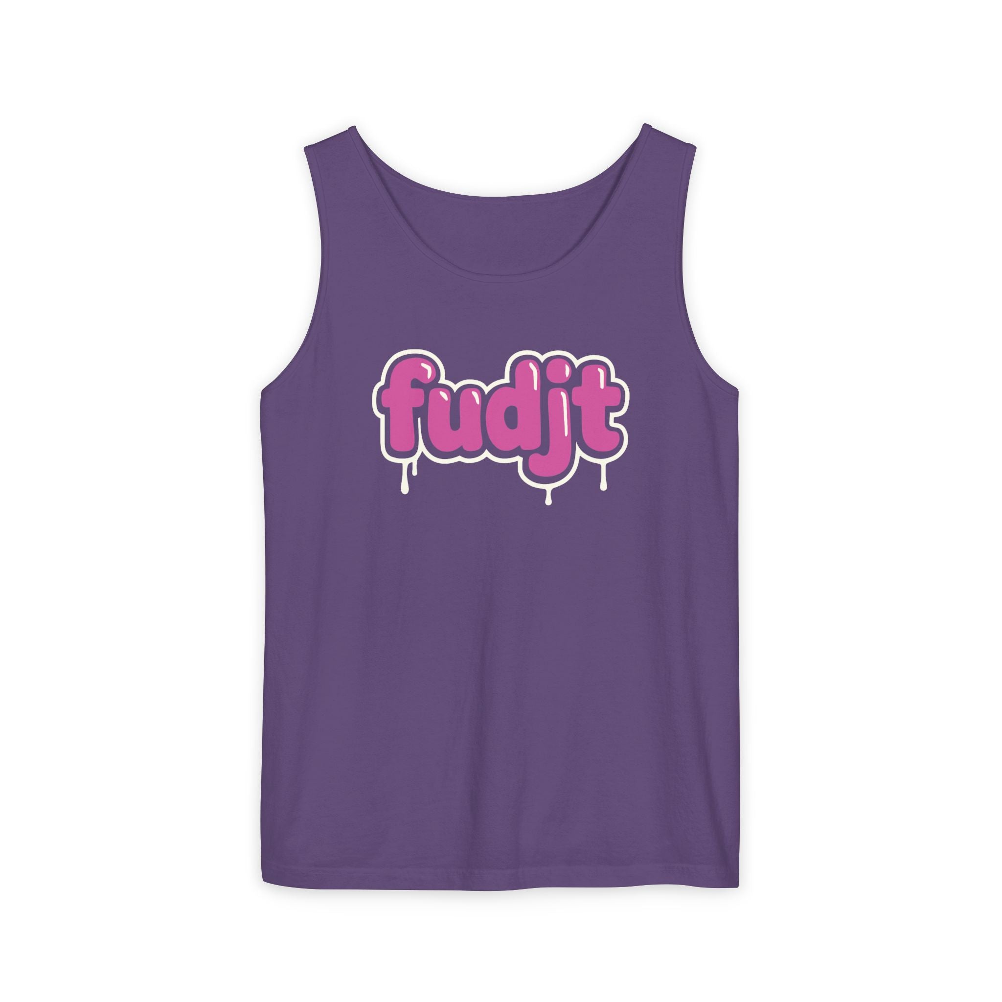 Pink Drip fudjt Long Tank Top | 16 Colors