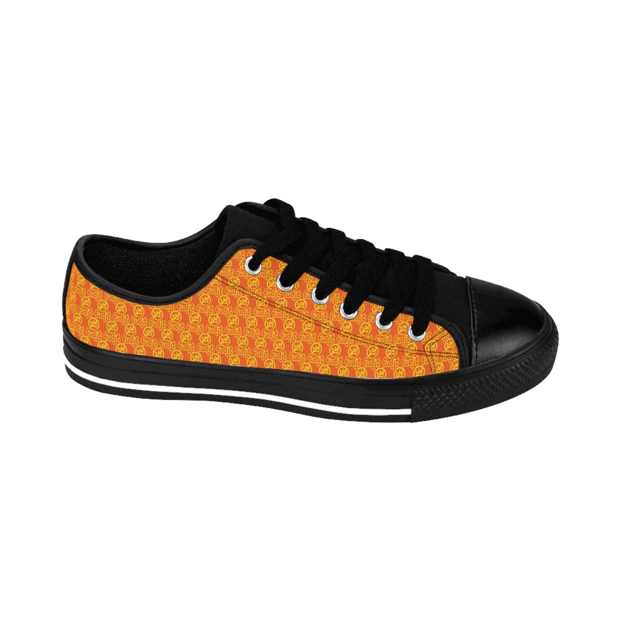 Orange Golden fudjt No Kings Street Style Sneakers | Men & Boys All Over .5 Low Top