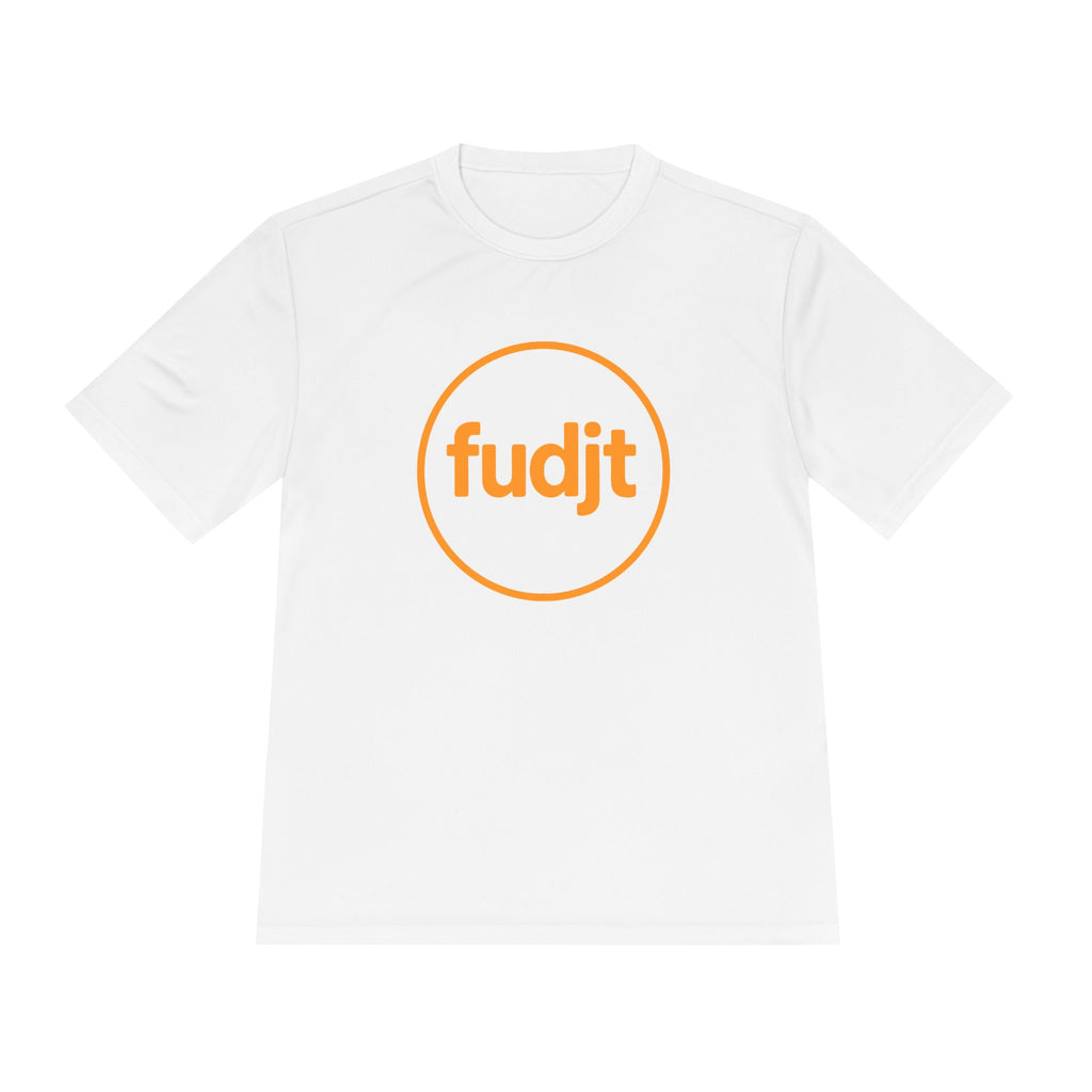 Orange fudjt Circle Moisture Wicking Performance Tee | 12 Colors