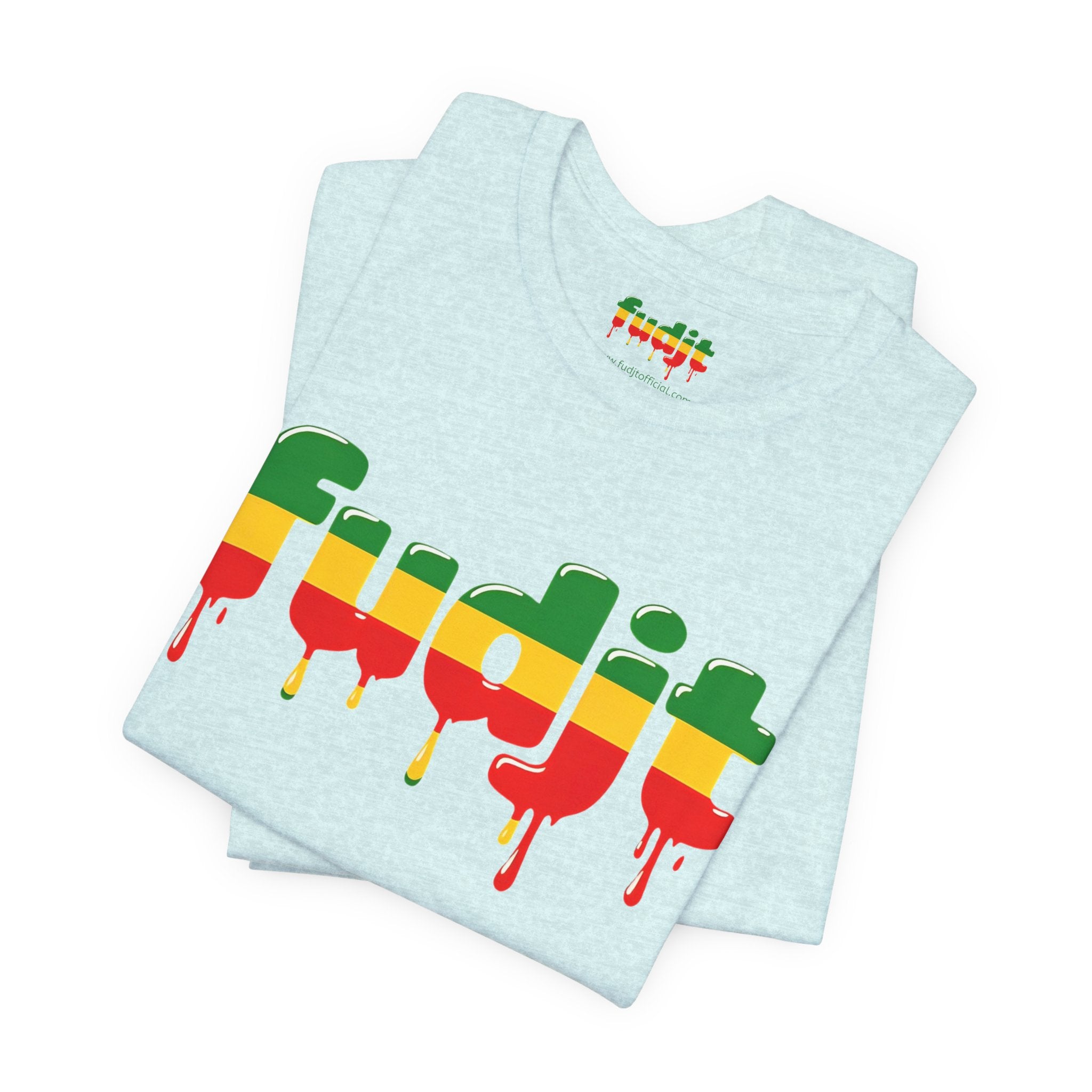 fudit Drip Logo Tee (Rasta Colors)