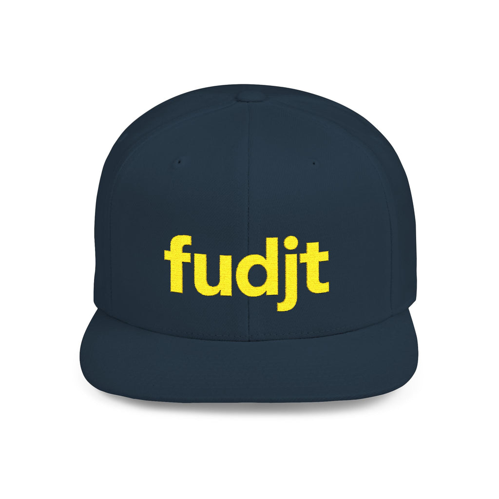 Stylish Flat Bill Snapback Gold fudjt Streetwear Logo Cap | 11 Colors
