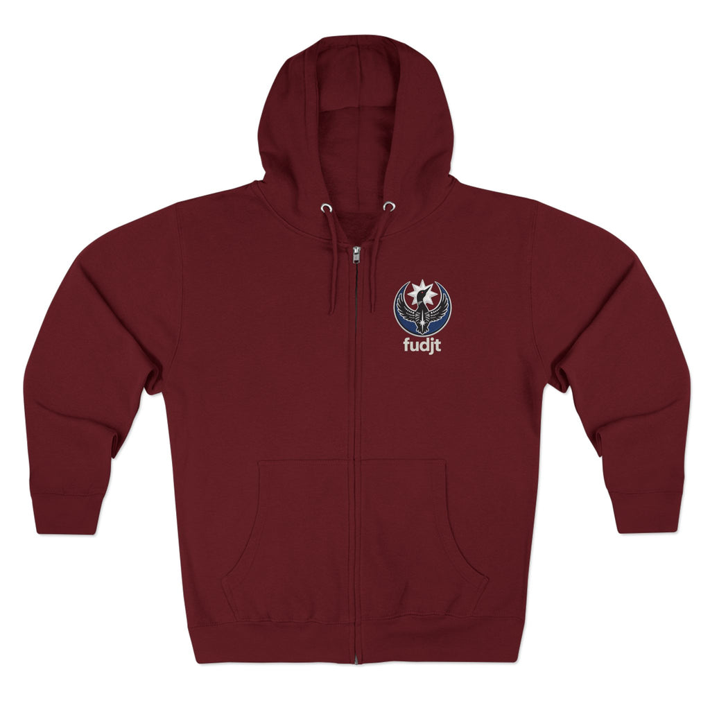 MN Rebel Loon Especial fudjt Zip Hoodie | Front & Back Graphic | 7 Colors