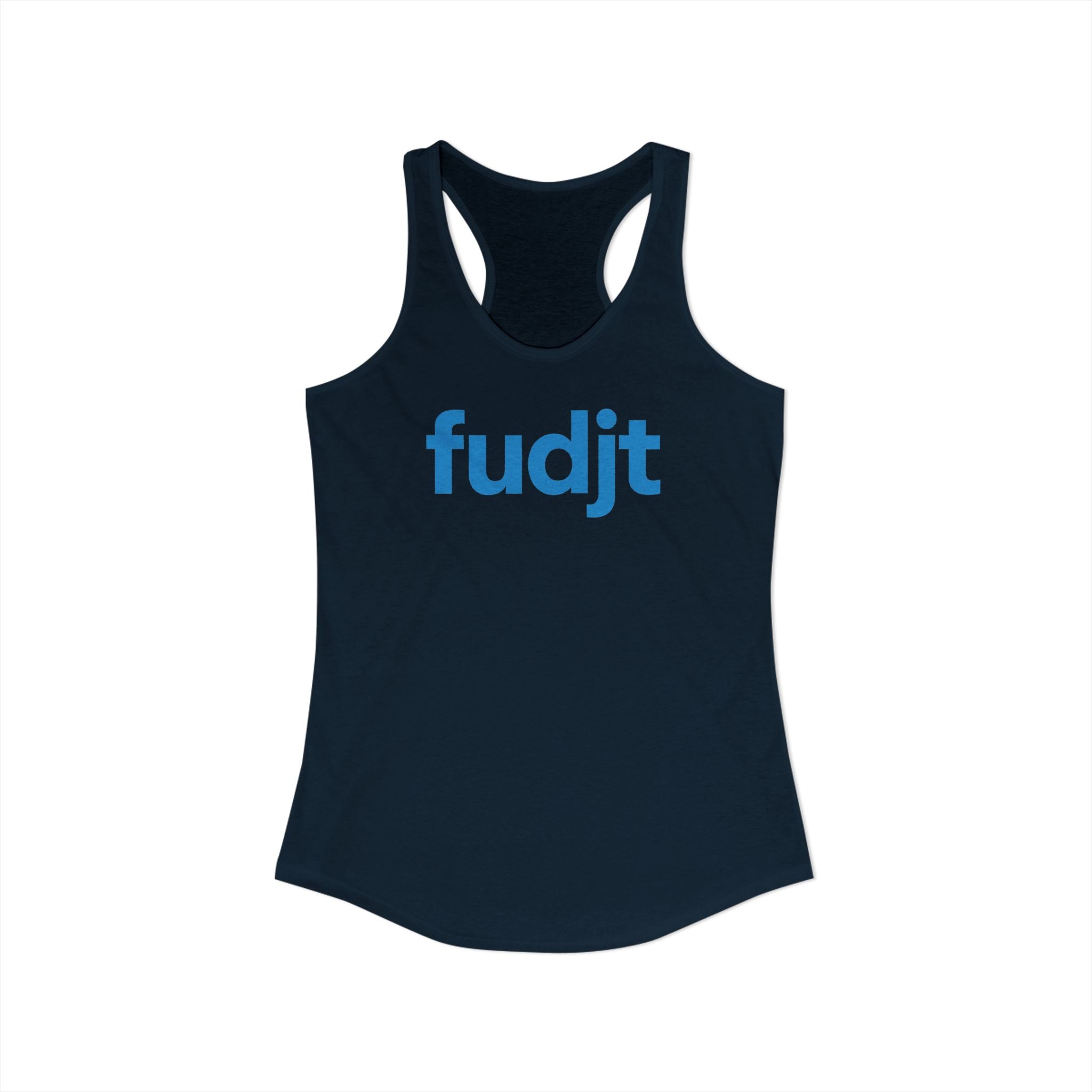 Turquoise fudjt Logo Women's Racerback Tank, Relaxed Fit | 5 Colors