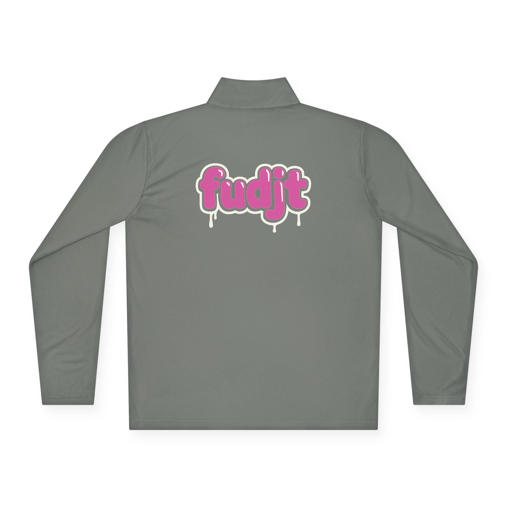 Quarter-Zip Performance Pullover | Pink Drip fudjt | Bold Backside | 7 Colors