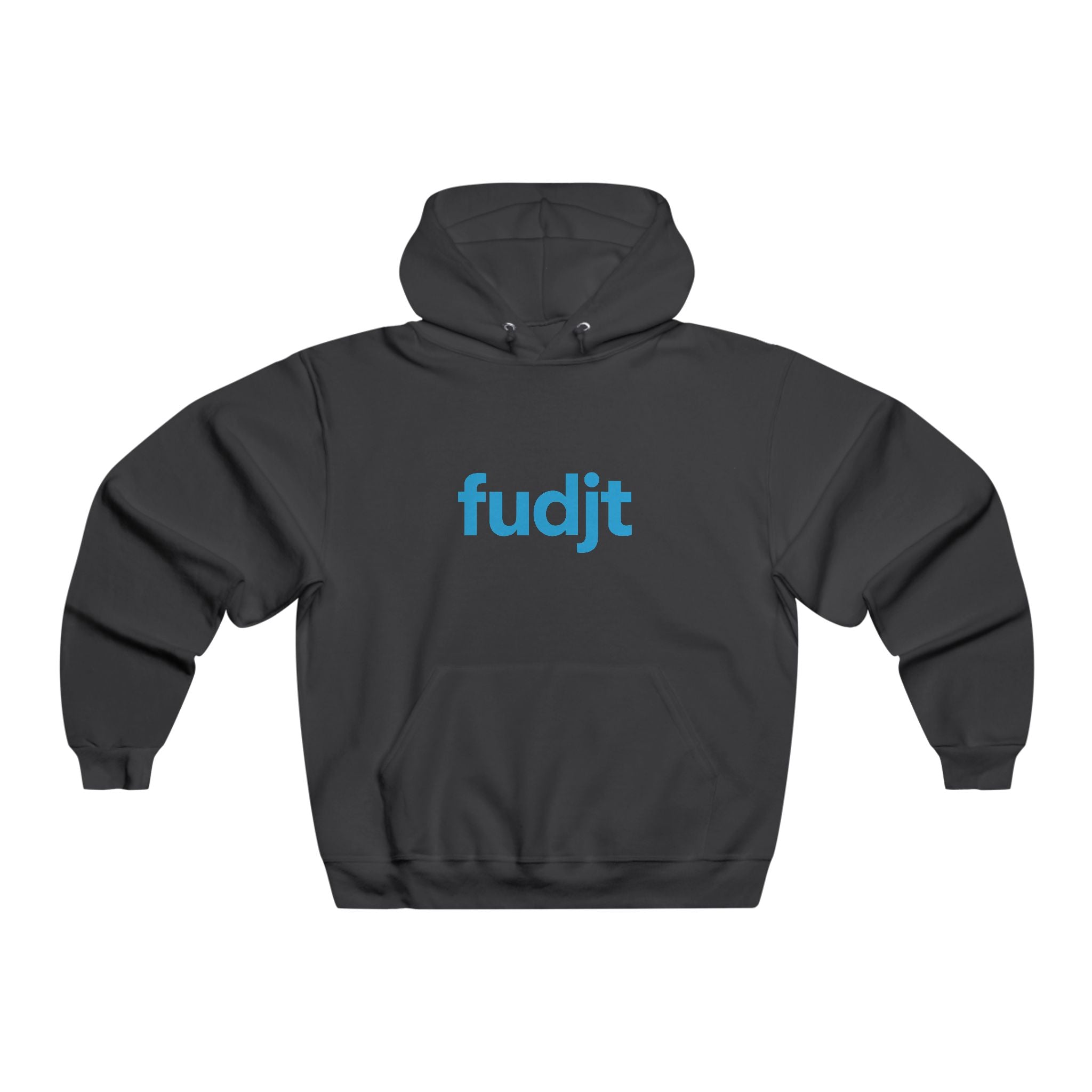 fudjt Hooded Sweatshirt | Turquoise Logo, Super Cozy Hoodie | 8 Colors