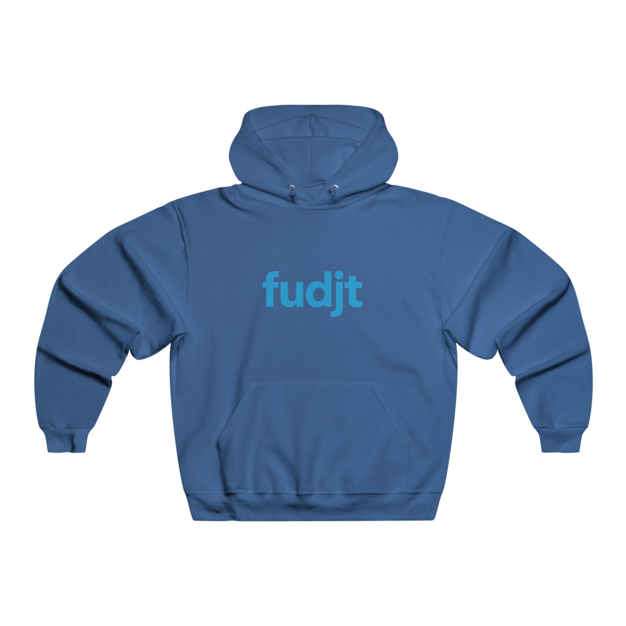 fudjt Hooded Sweatshirt | Turquoise Logo, Super Cozy Hoodie | 8 Colors