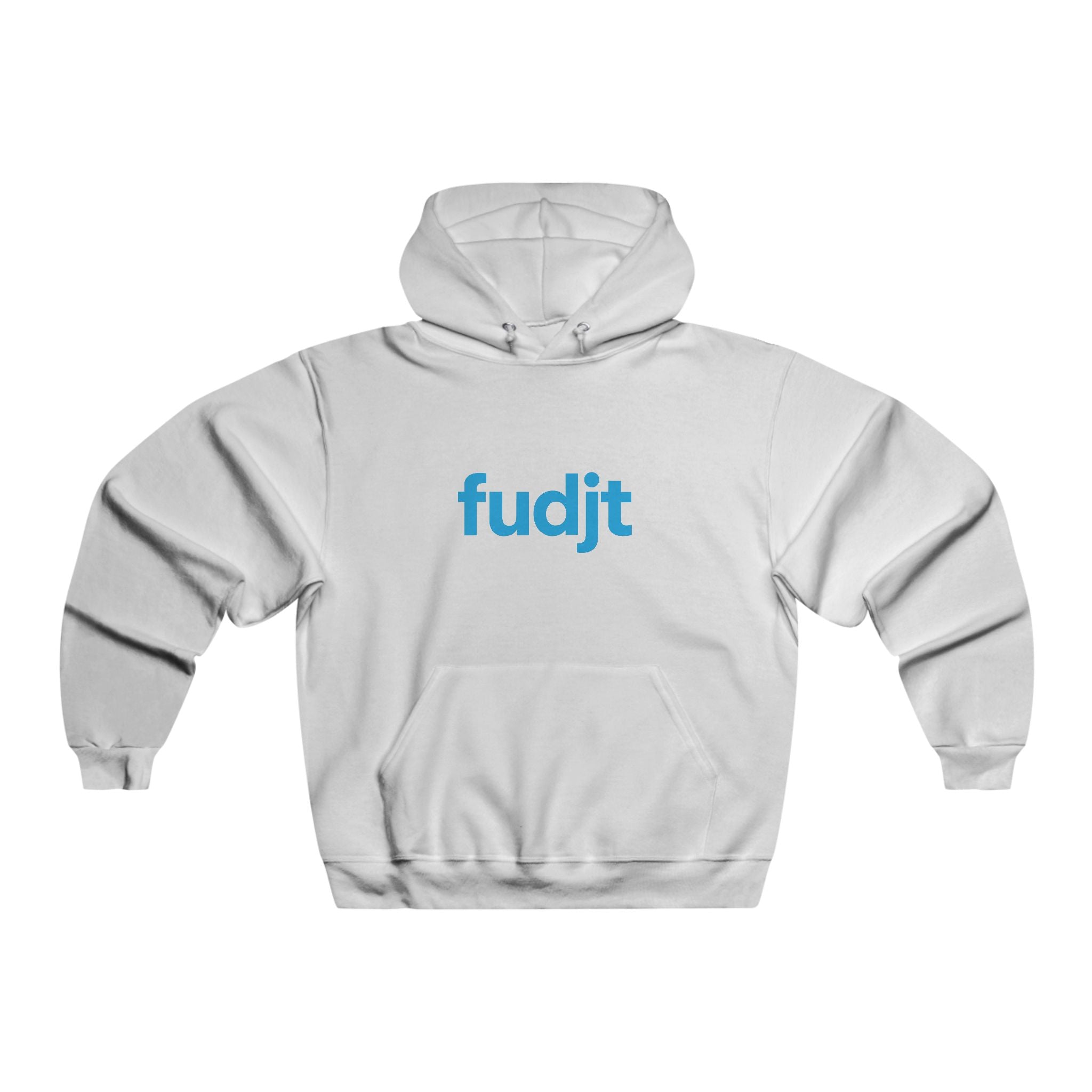 fudjt Hooded Sweatshirt | Turquoise Logo, Super Cozy Hoodie | 8 Colors