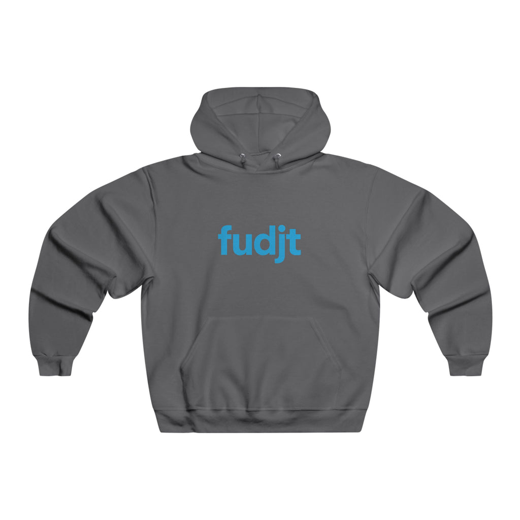 fudjt Hooded Sweatshirt | Turquoise Logo, Super Cozy Hoodie | 8 Colors
