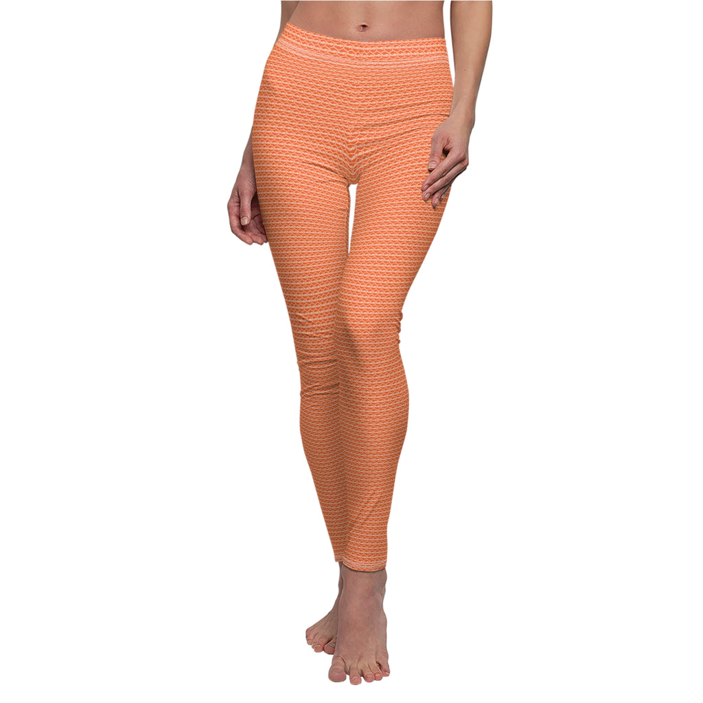 Orange fudjt Unbroken Chain .5 Casual Leggings