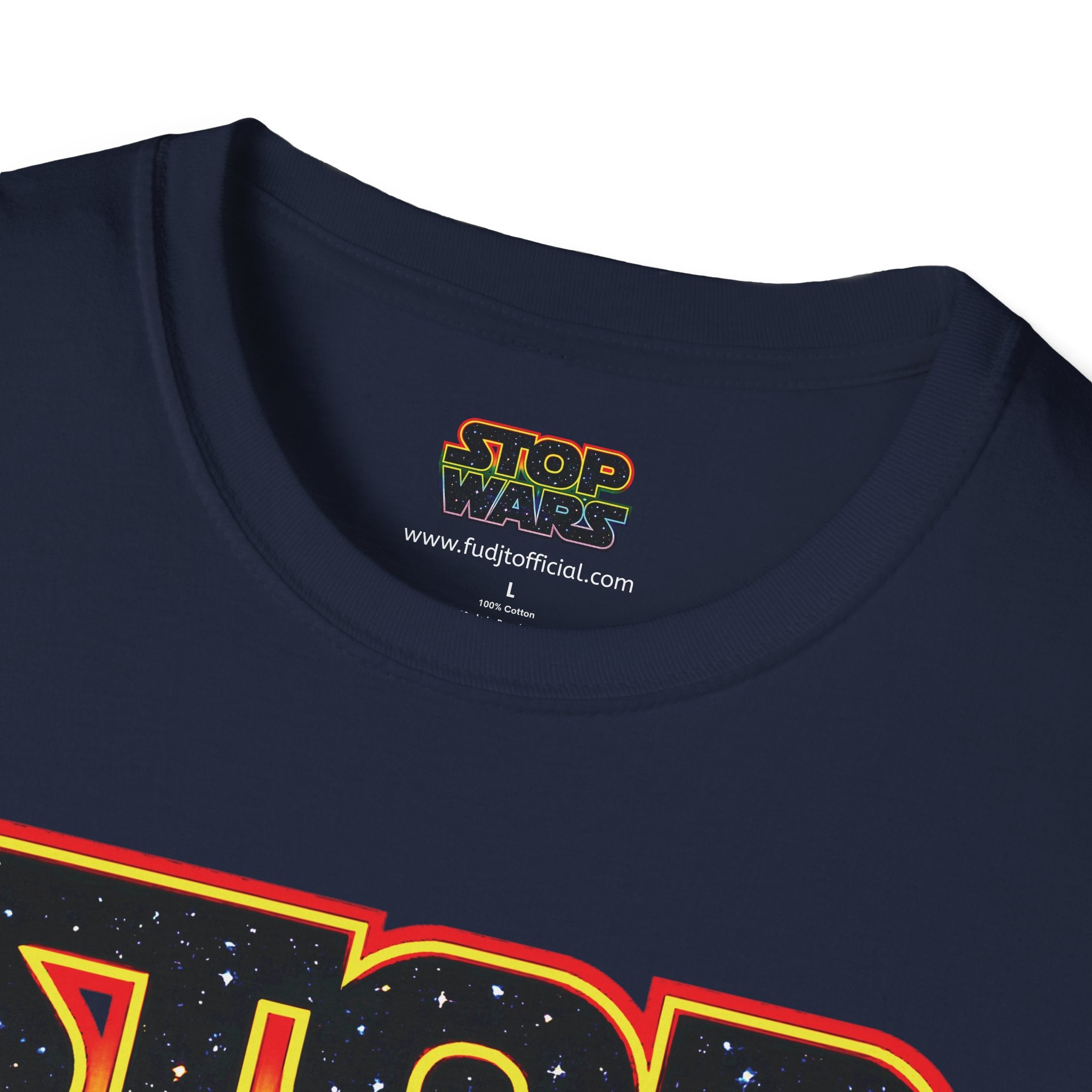 fudjt STOP WARS Everyday Tee - Retro Protest Graphic, White fudjt | 12 Colors