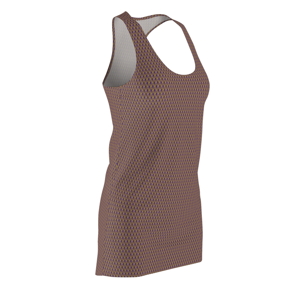 Purple Golden fudjt No Kings .5 Chic Racerback Dress