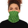Dark Green Golden fudjt No Kings 1.25 Neck Gaiter