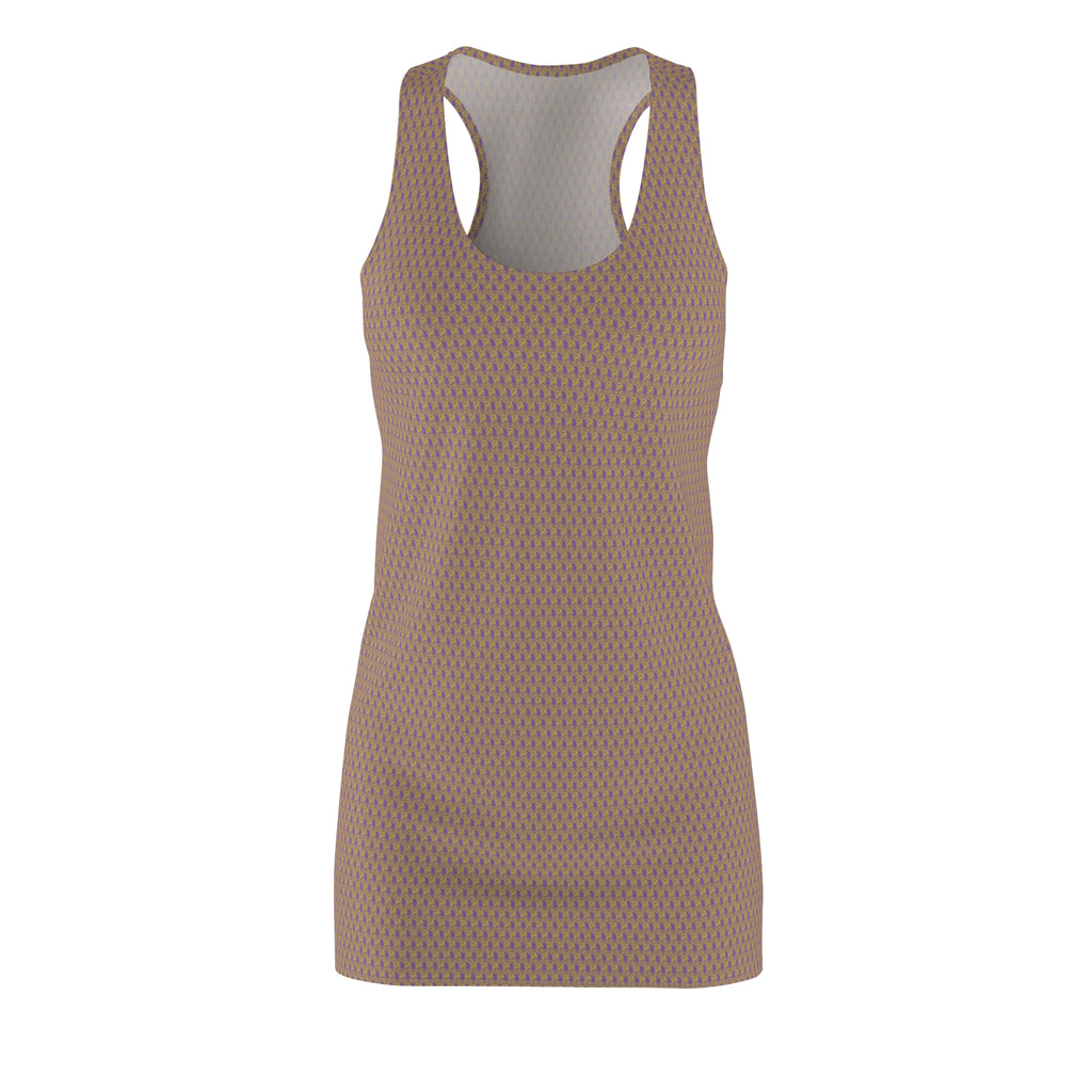 Light Purple Golden fudjt No Kings .5 Chic Racerback Dress