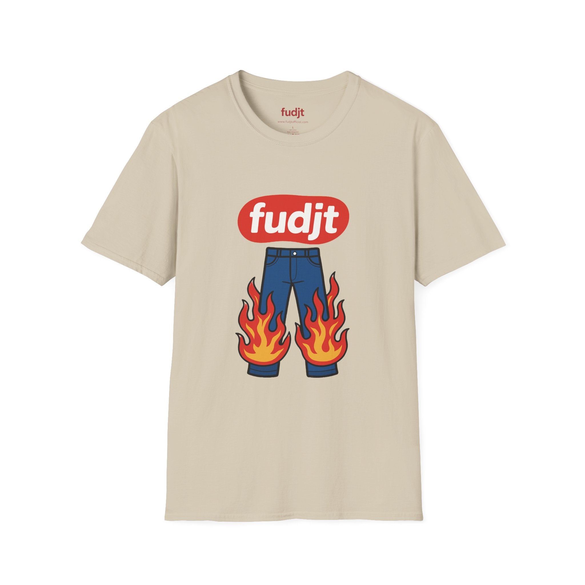 fudjt Pants On Fire Everyday Style Tee | 14 Colors