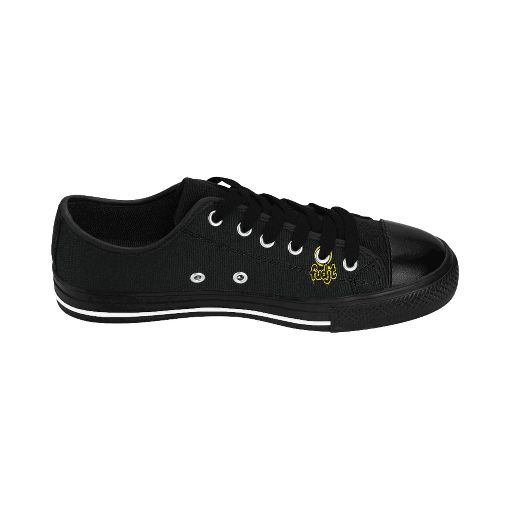Black Golden fudjt No Kings Street Style Sneakers | Men & Boys 1.5 Low Top