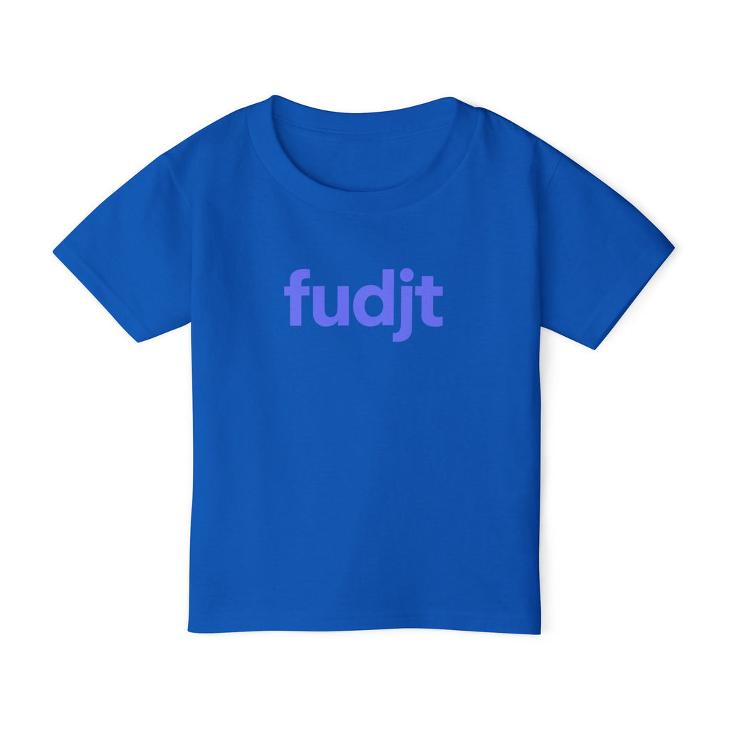 Toddler T-Shirt with Light Blue Fudjt Design | 6 Colors