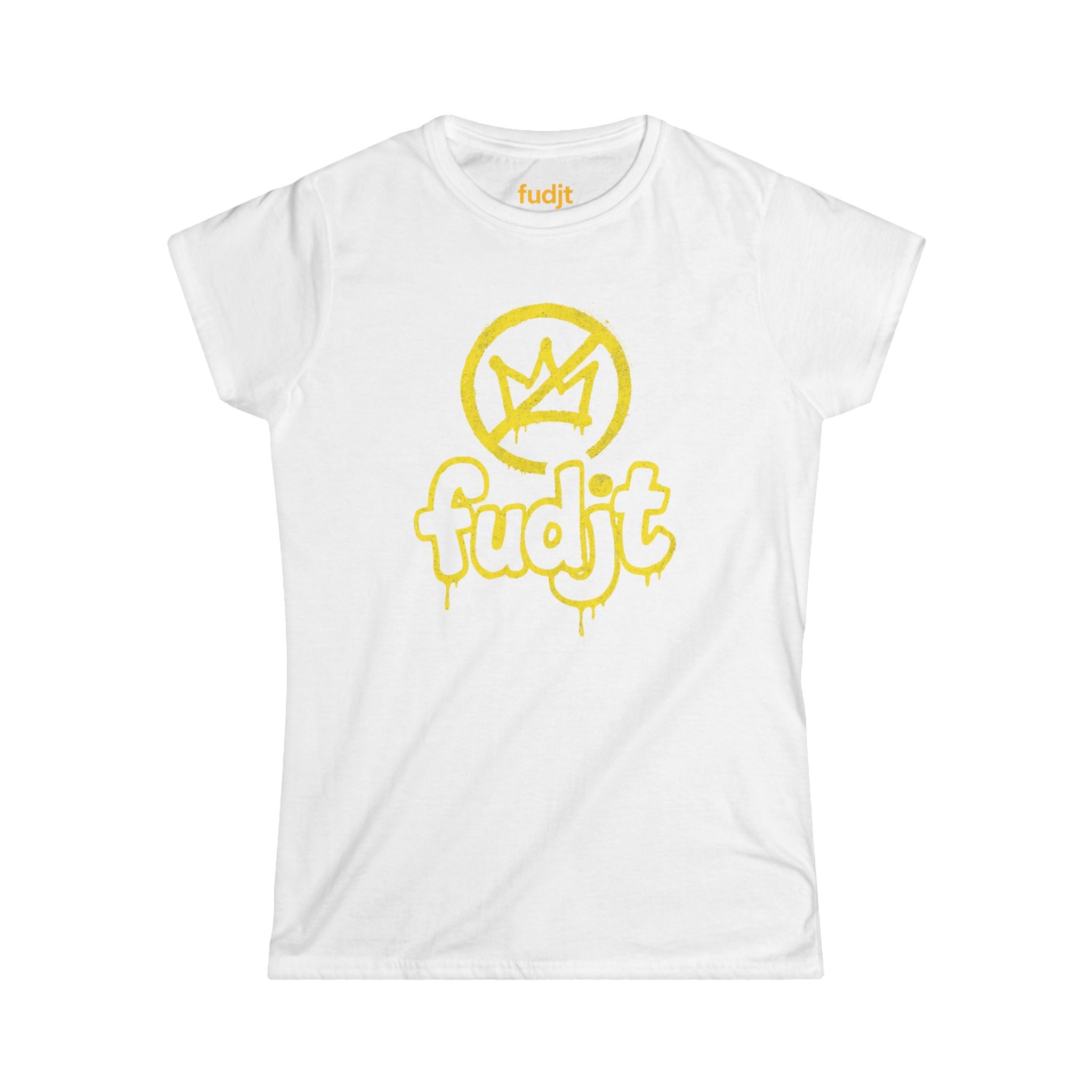 Women's Golden fudjt No Kings Comfy Stylie Tee | 11 Colors