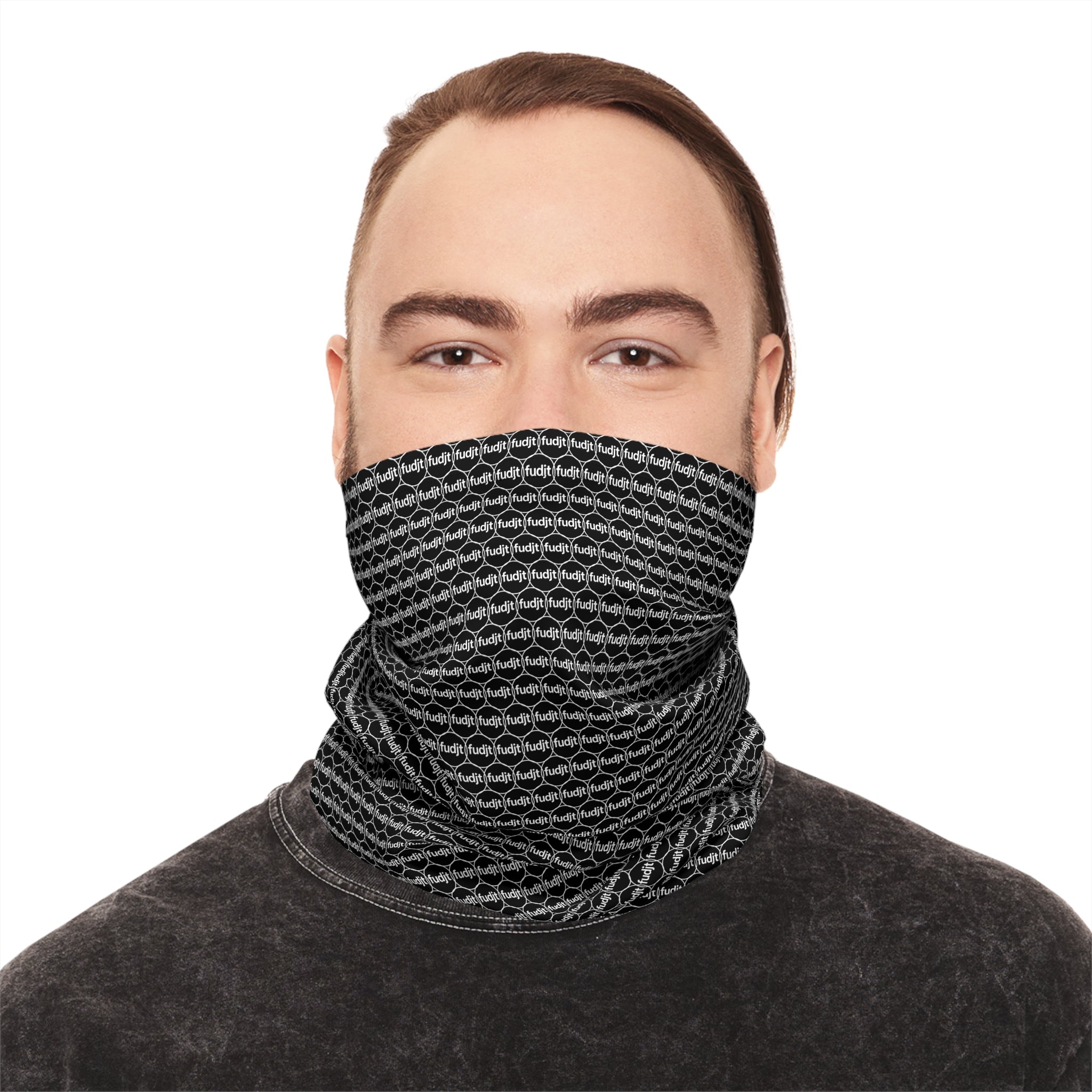 Black & White fudjt Unbroken Chain .5 Neck Gaiter - view 2