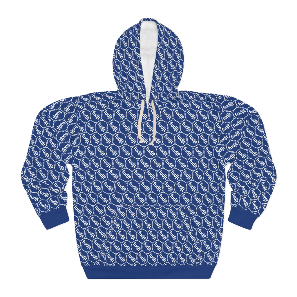 Dark Blue fudjt Unbroken Chain Hoodie | All Over 2.5-45